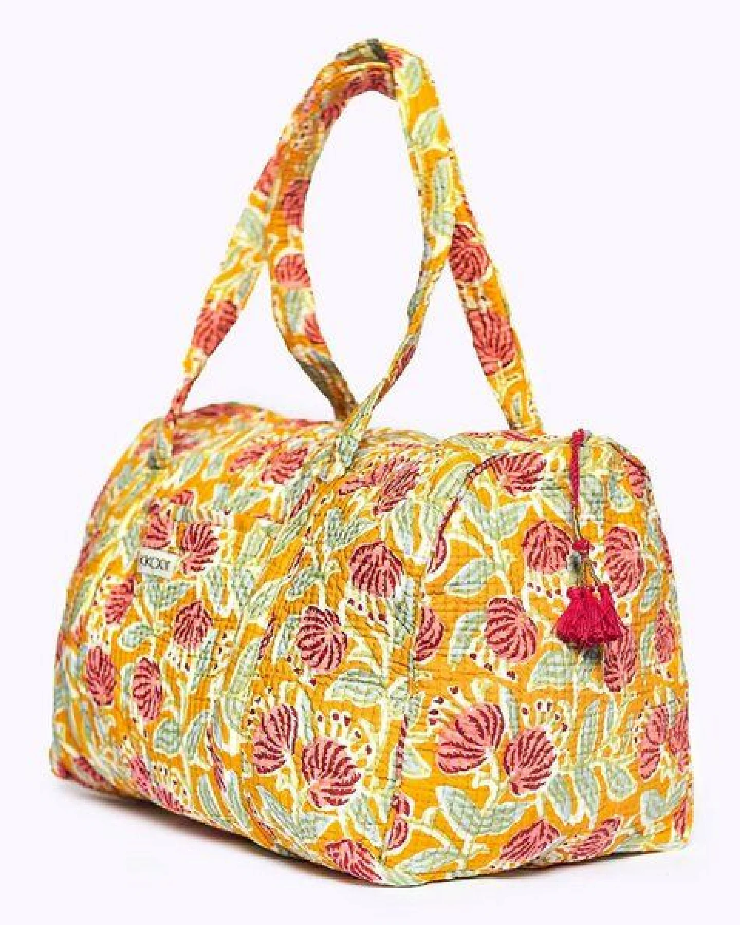 KIKOONI Handgefertigte große Baumwolltasche "K. Shopper" – Ansicht 4