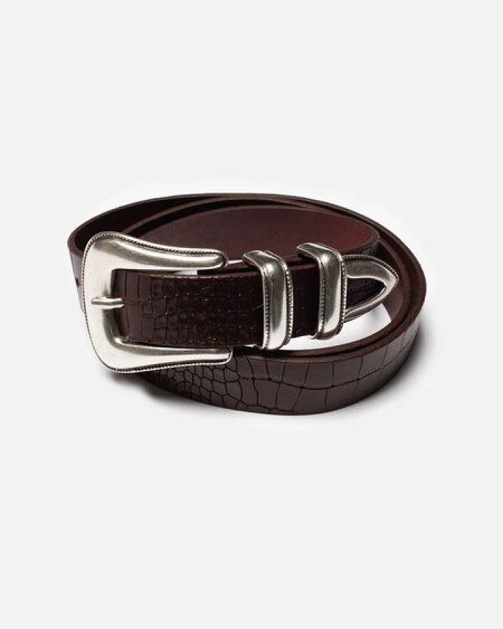 Nudie Jeans Western Faux Croco Belt