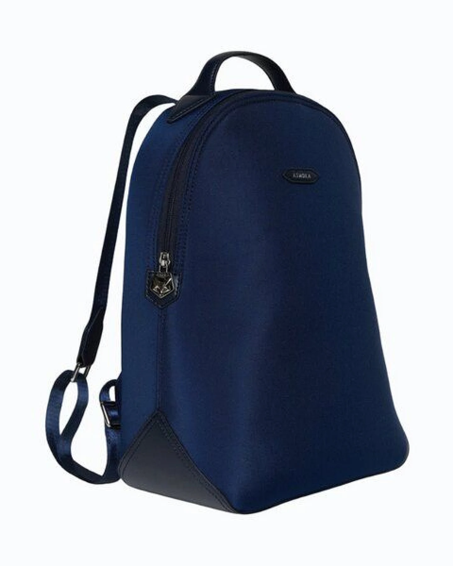 Ashoka Paris Lively Uppeal & Nylon Rucksack Marineblau – Ansicht 3