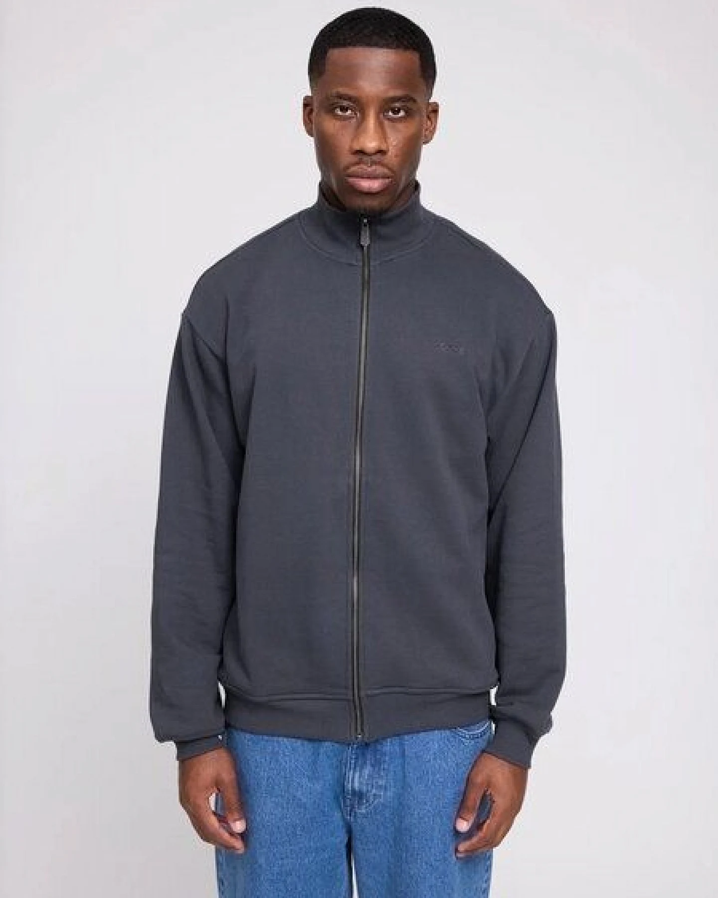 Mazine Zip Sweatjacke aus Biobaumwolle – Ansicht 2