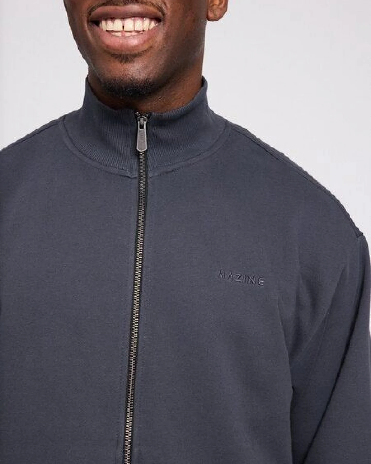 Mazine Zip Sweatjacke aus Biobaumwolle – Ansicht 3