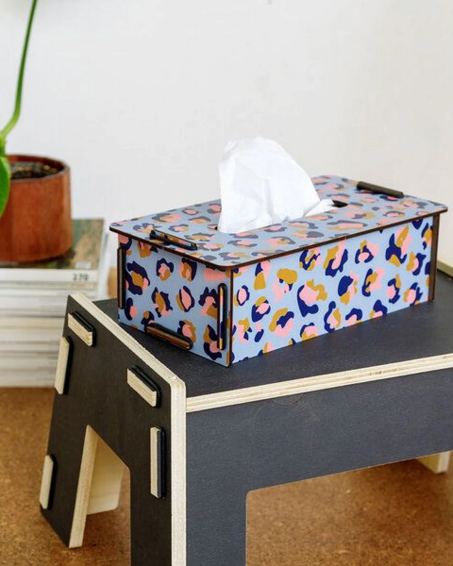 WERKHAUS Tissue-Box Leo Lila – Ansicht 2