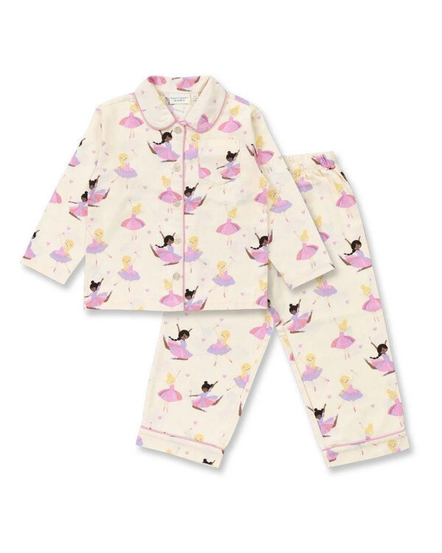 sense-organics Kinder Flanell Schlafanzug – Ansicht 2