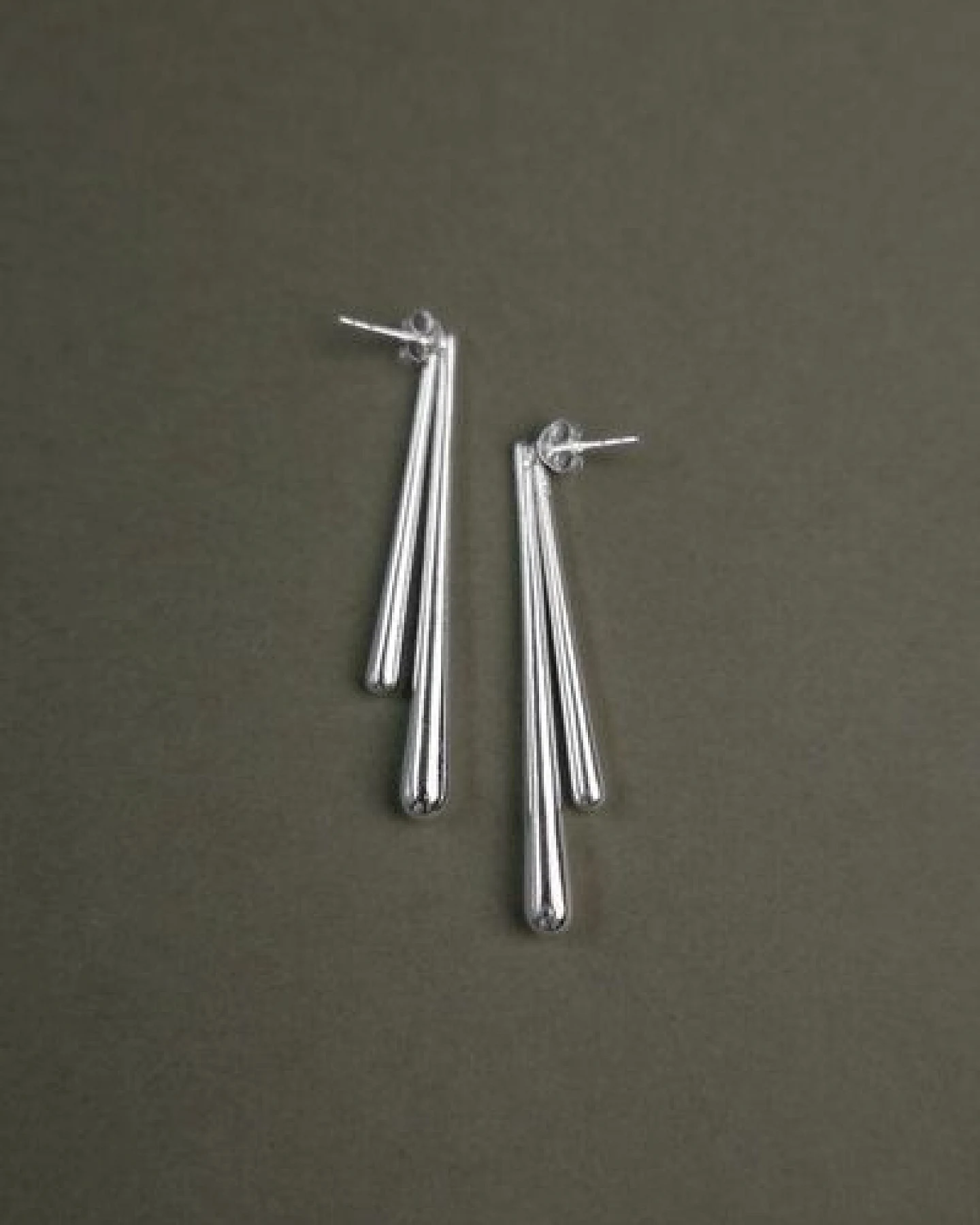 Jyoti - Fair Works Ohrstecker Pankh Messing/ Silber – Ansicht 2