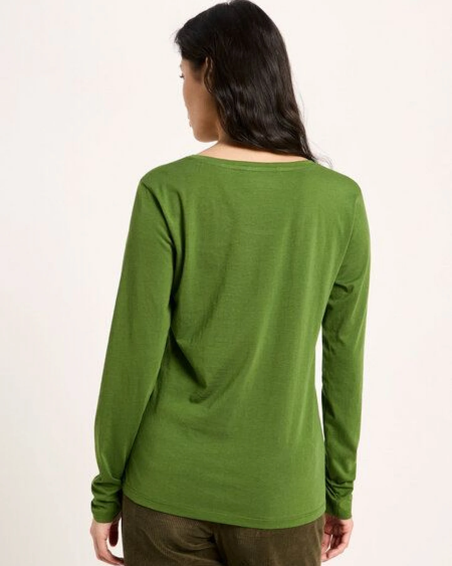 LANIUS Langarmshirt (GOTS) aus Bio-Baumwolle – Ansicht 4