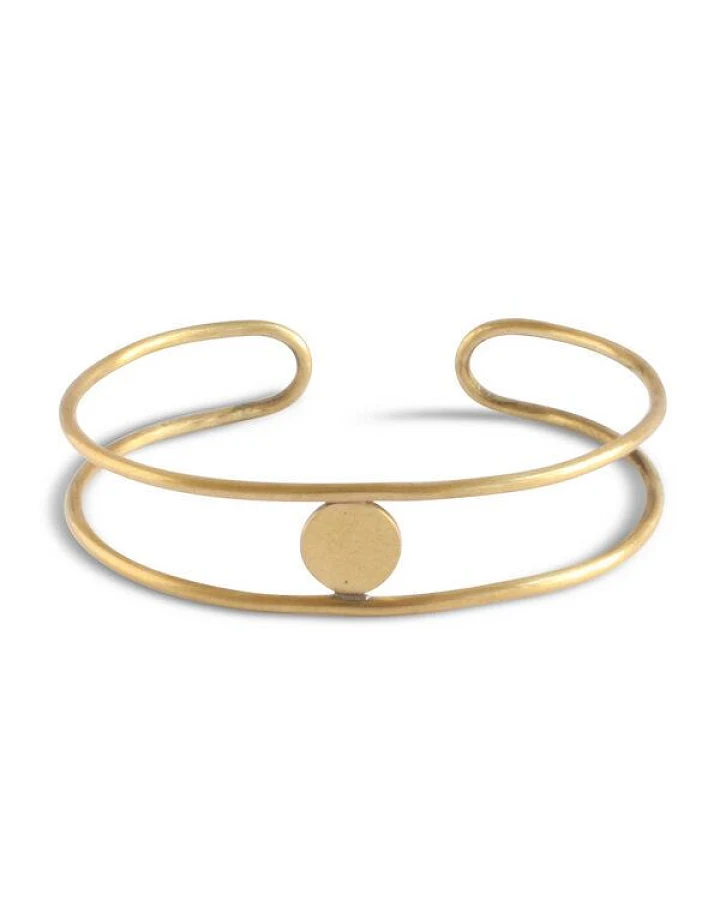 ting goods Armreif Big Dot aus Messing