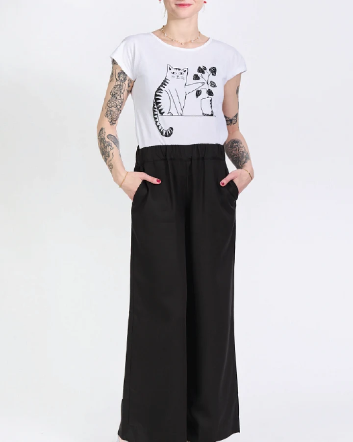 Ecovero Wide Fit Stoffhose Modell: Romy 2.0