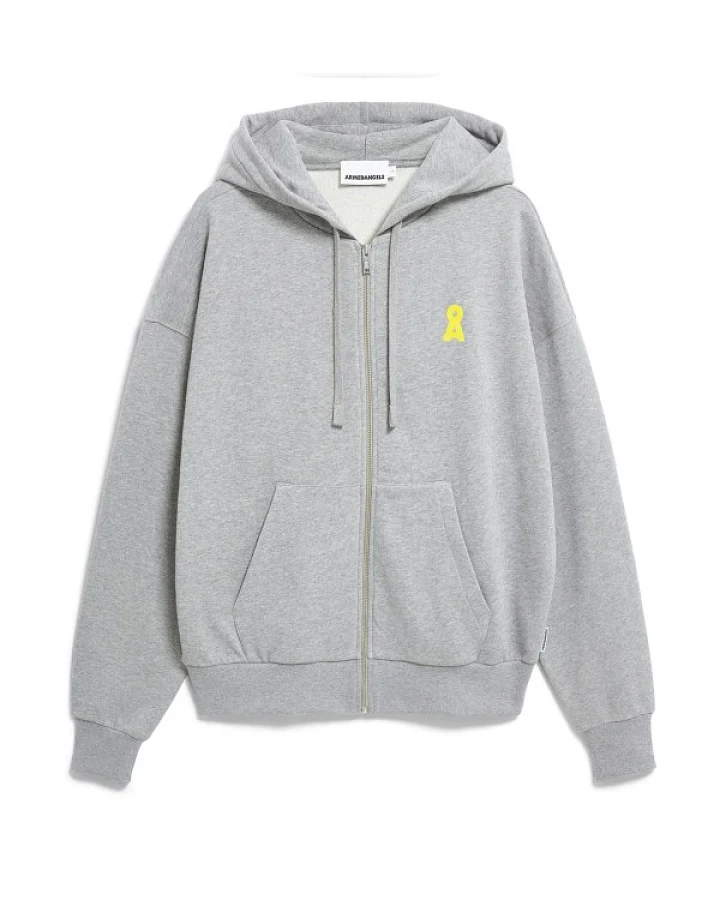 ARMEDANGELS - Saromiaan Sweatjacket - Sweat- & Trainingsjacke Gr S grau