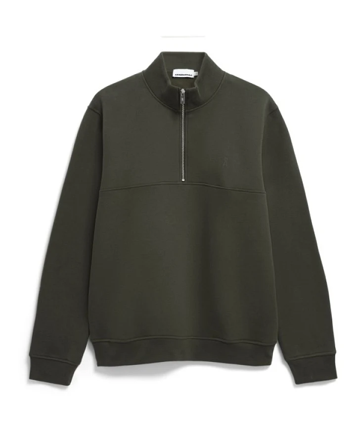 ARMEDANGELS - Waarlo Fleece - Pullover Gr S oliv