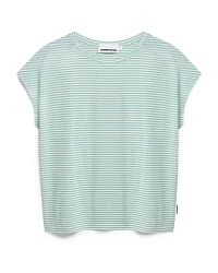 Produktseite: ARMEDANGELS - Women's Slub Jersey Stripe - T-Shirt Gr S grau