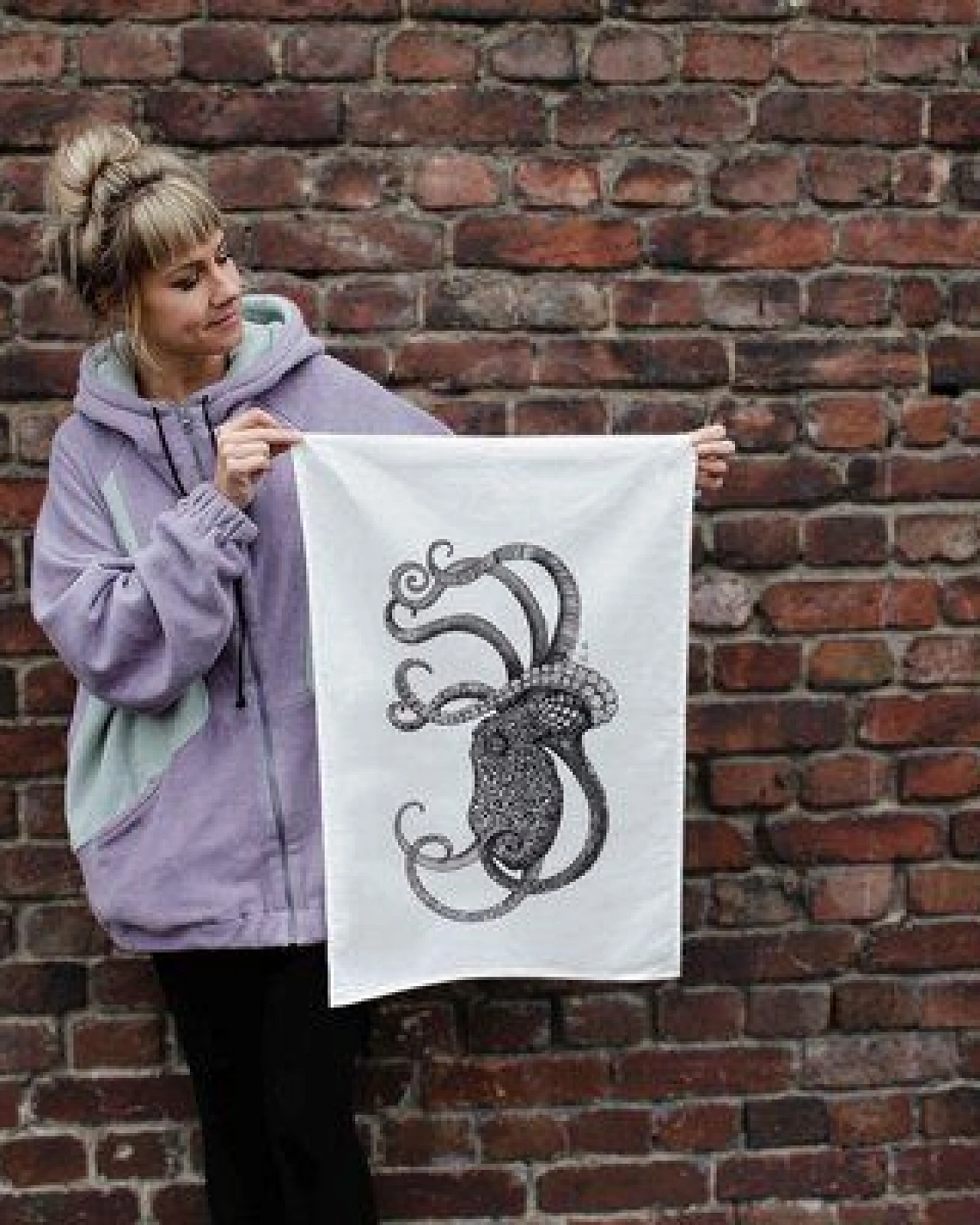 Geschirrtuch – Oktopus – LIGARTI Tiermanufaktur – Ansicht 3