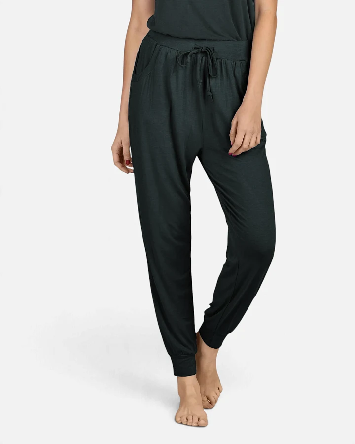 Curare Long Pants Wide Leg - Dark Forest L