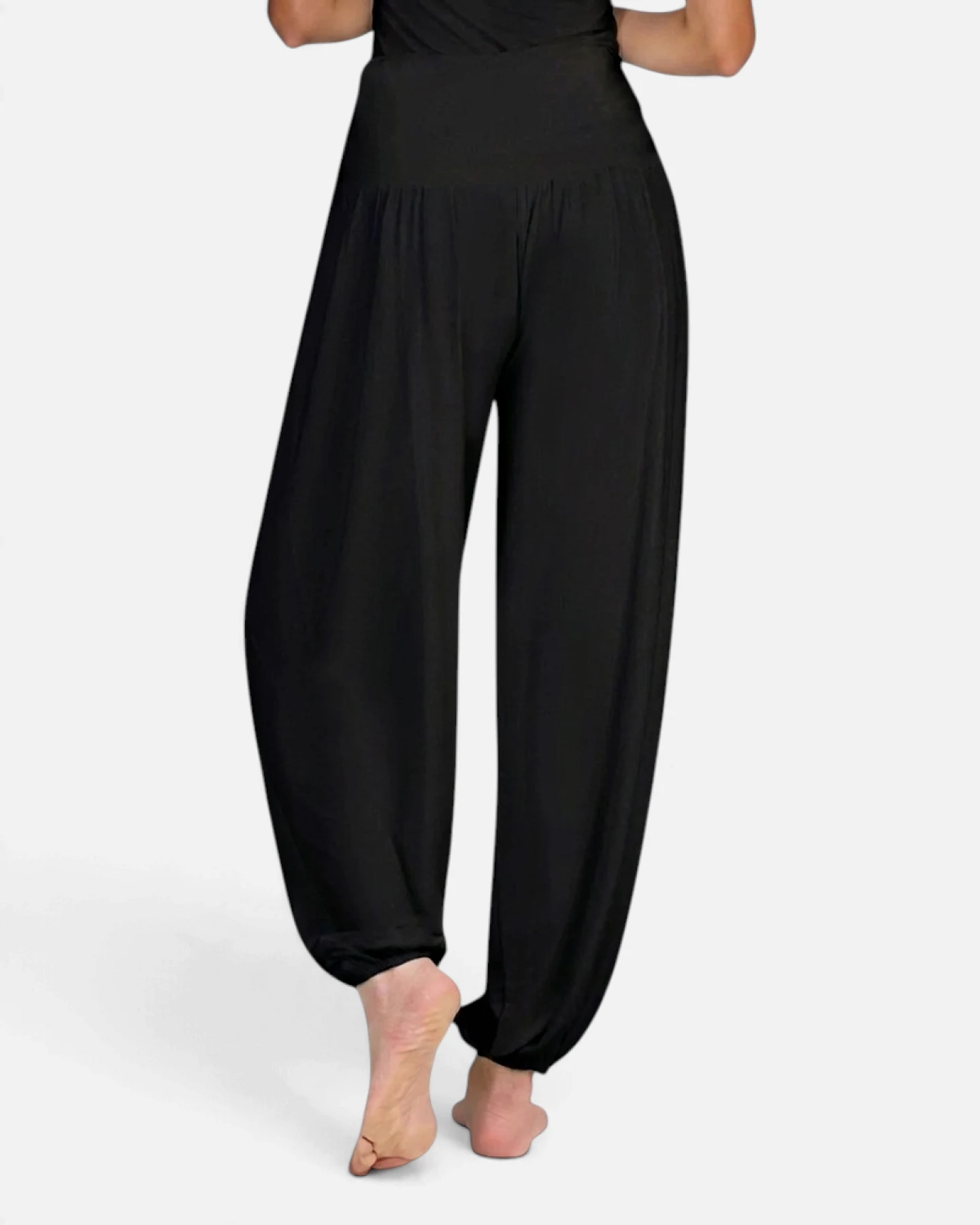 Curare Wide Pants High Waist - Black M – Ansicht 5