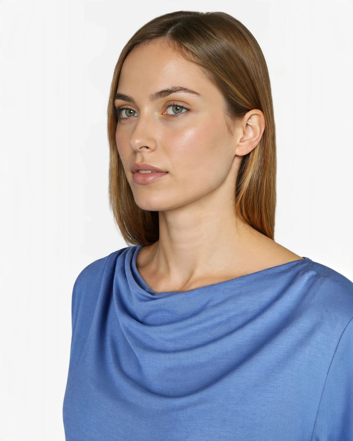 Curare Longsleeve Waterfall - Queen Blue L – Ansicht 3