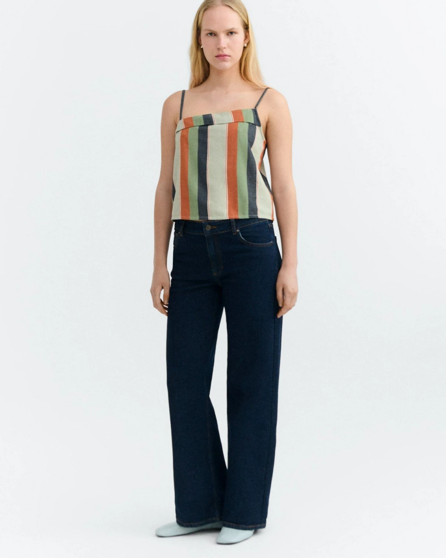 Top Raida Quick Stripes Grün – Ansicht 3
