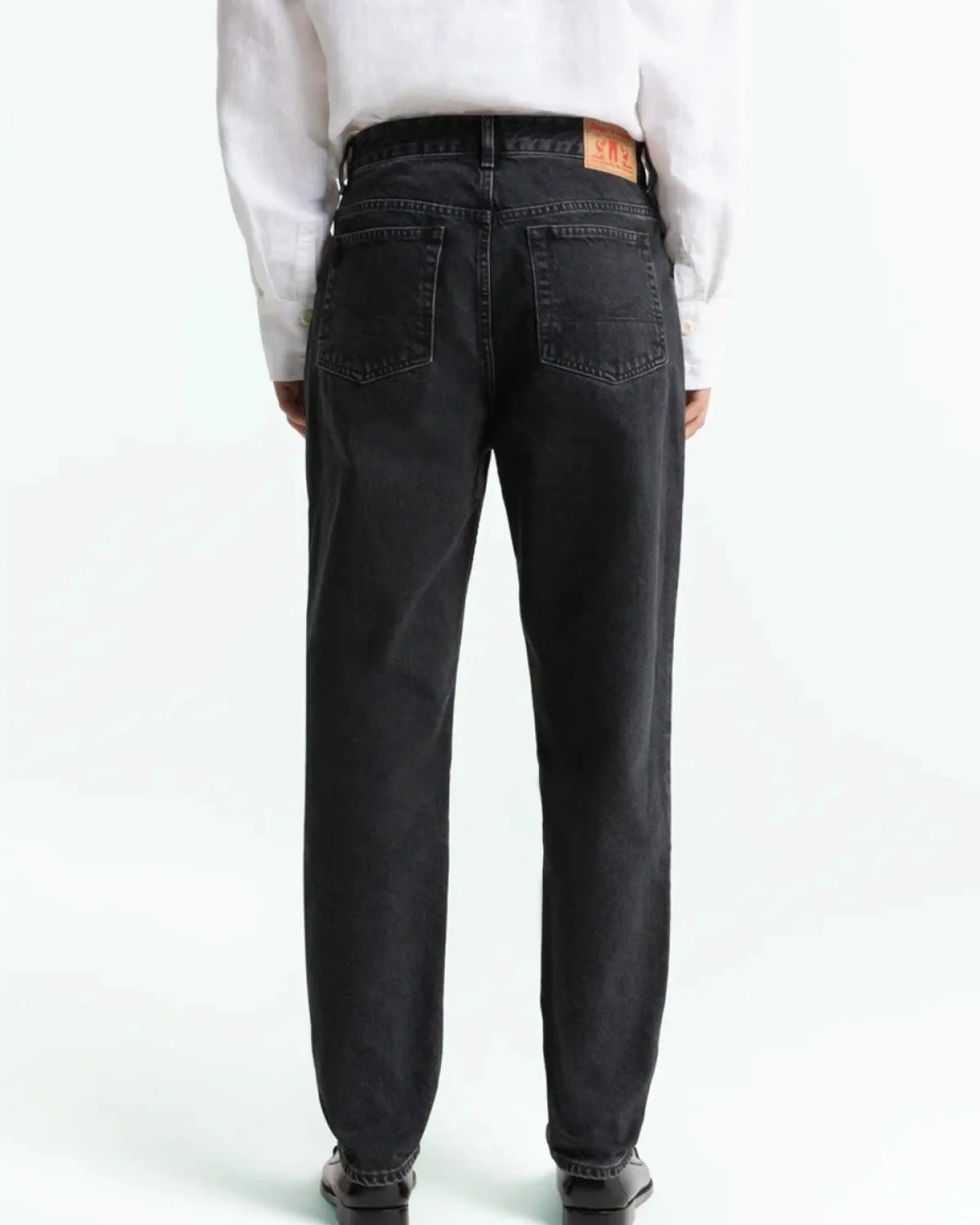 Jeans Caroline Cropped Holo Grey Used – Ansicht 4