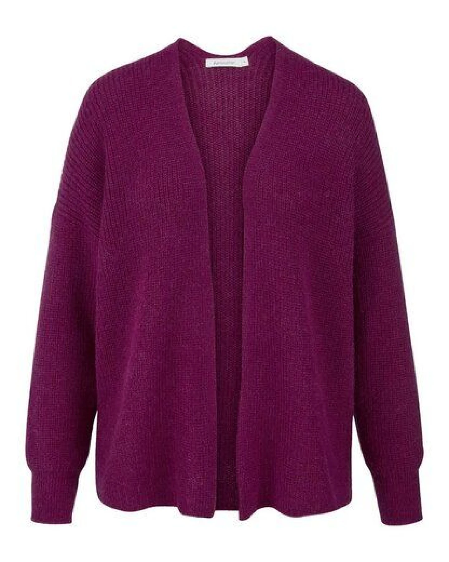 hessnatur Strick Jacke Oversize aus reinem Alpaka – Ansicht 3