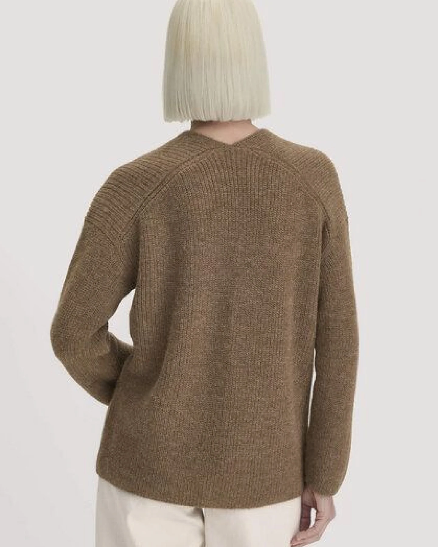 hessnatur Strick Pullover Relaxed aus reinem Alpaka – Ansicht 2