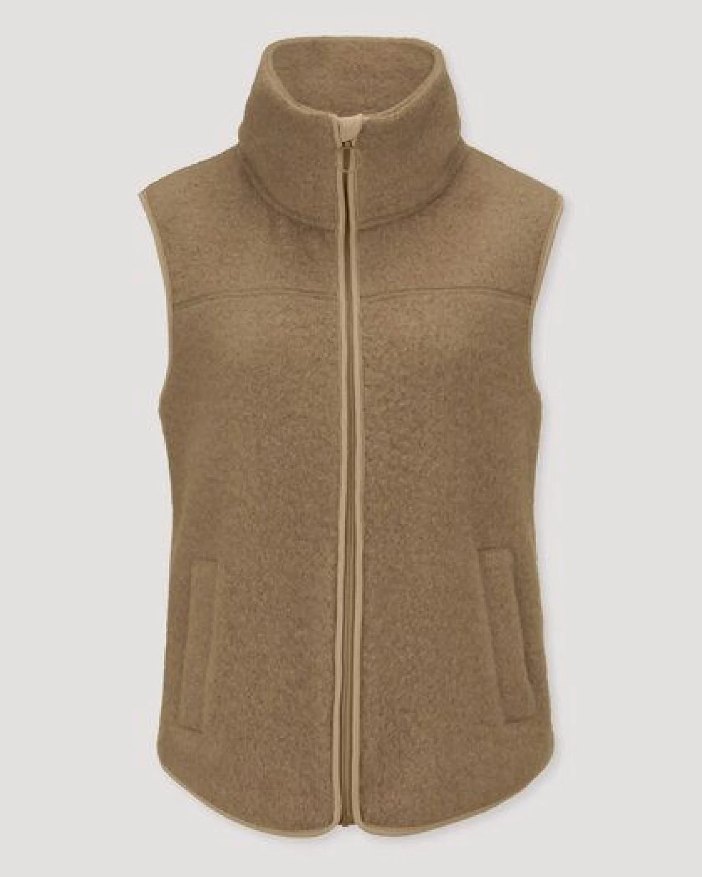 hessnatur Wollfleece Weste Regular aus reiner Merinowolle – Ansicht 4