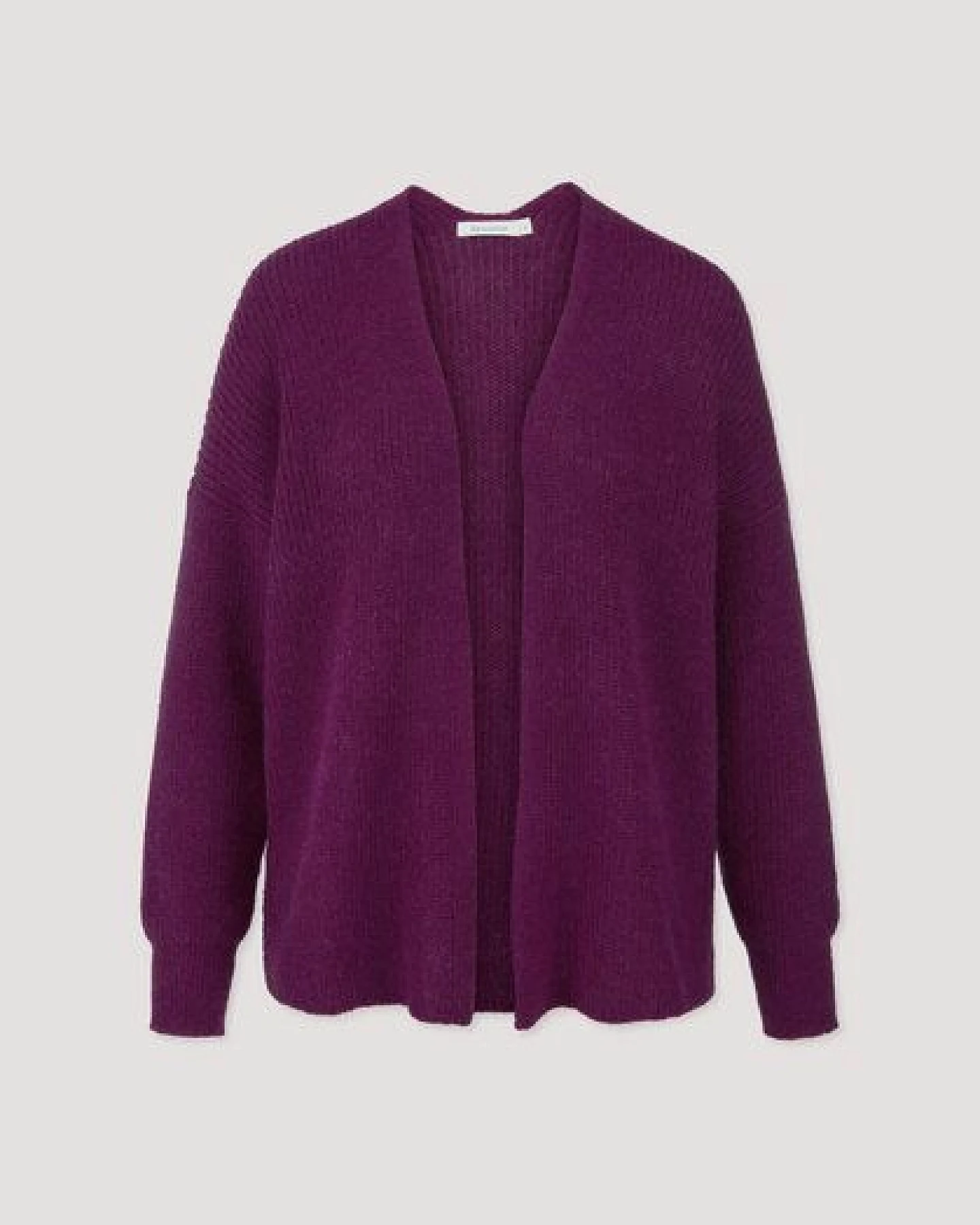 hessnatur Strick Jacke Oversize aus reinem Alpaka – Ansicht 4
