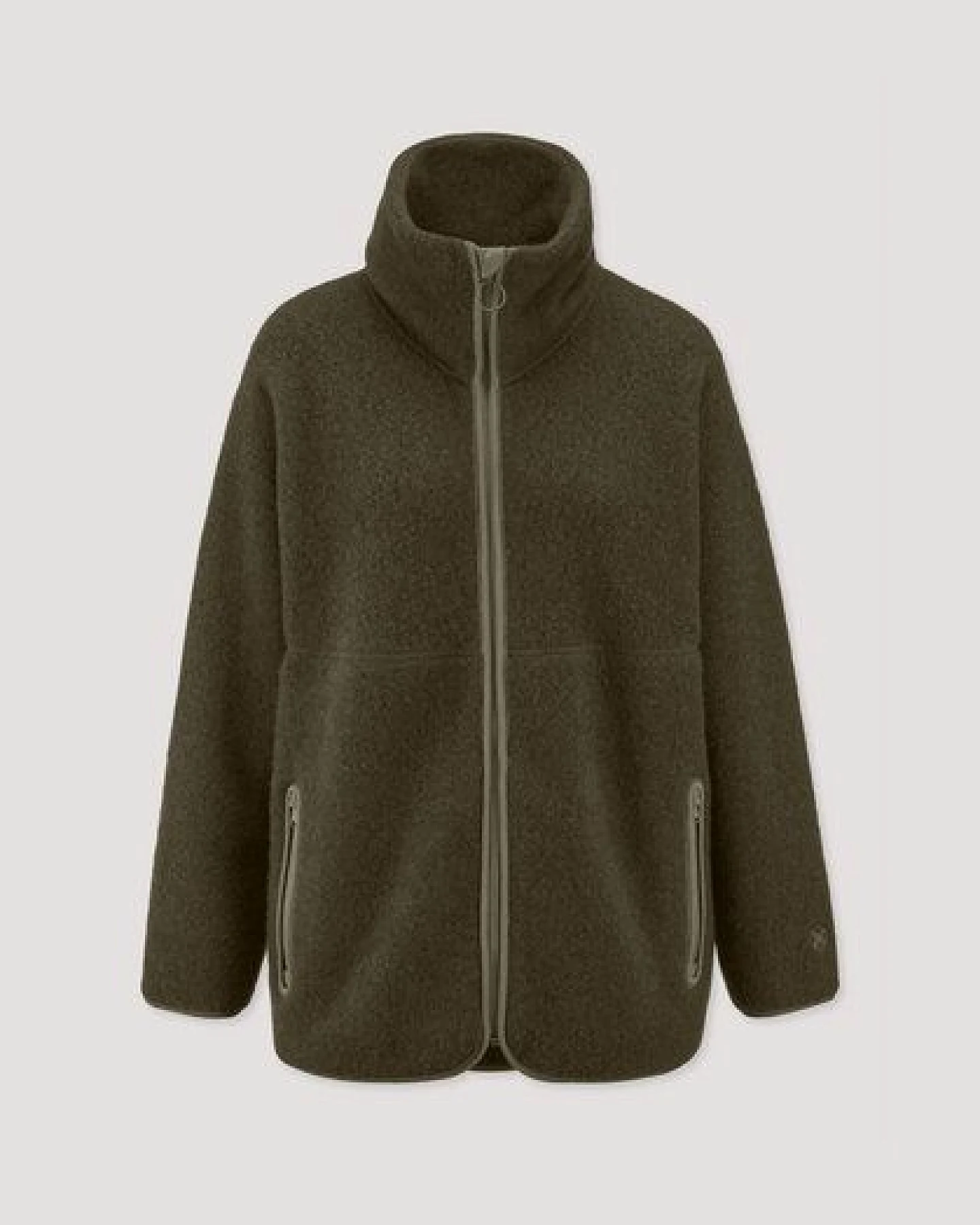 hessnatur Wollfleece Jacke Oversized aus reiner Bio-Merinowolle – Ansicht 4