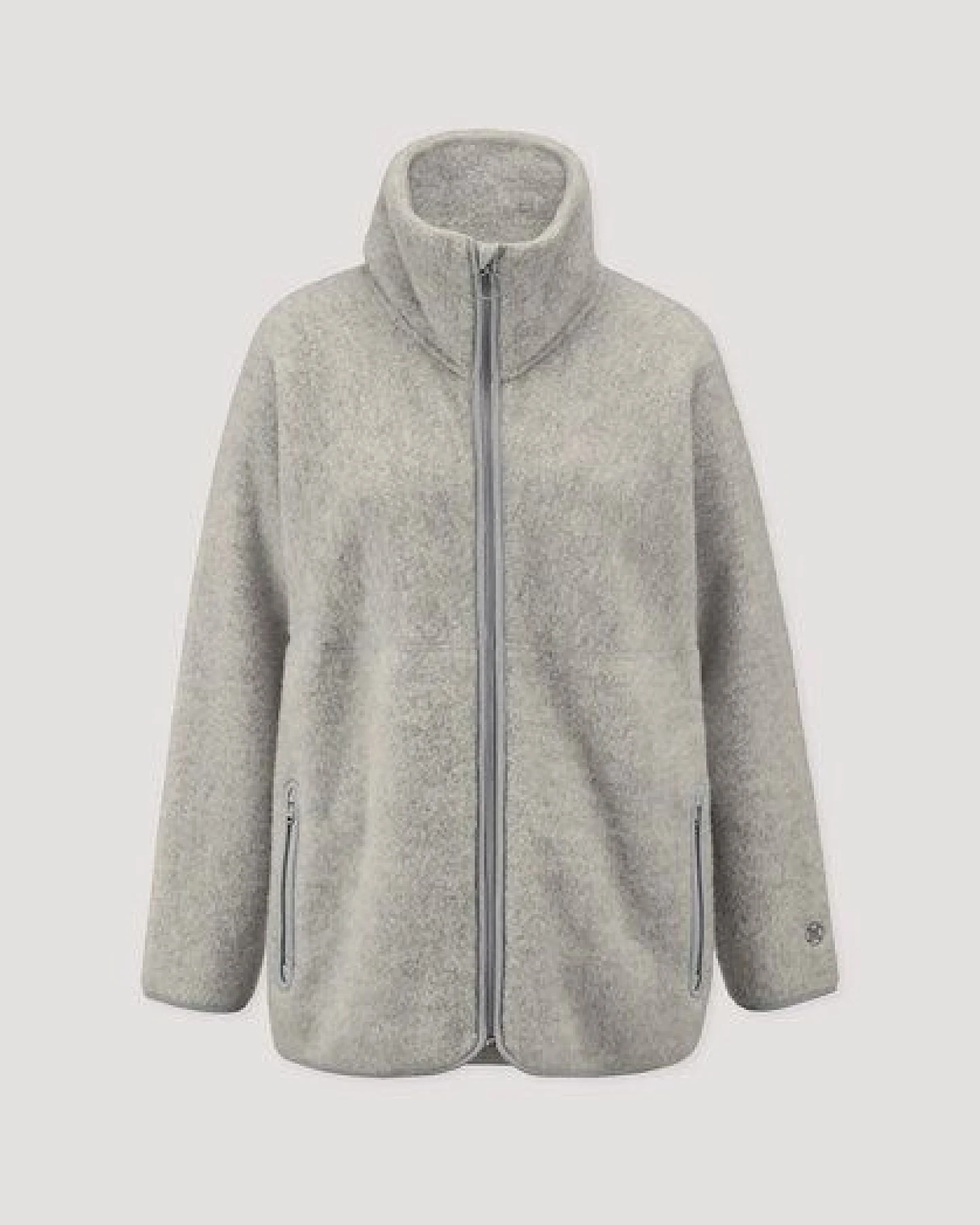 hessnatur Wollfleece Jacke Oversized aus reiner Bio-Merinowolle – Ansicht 4