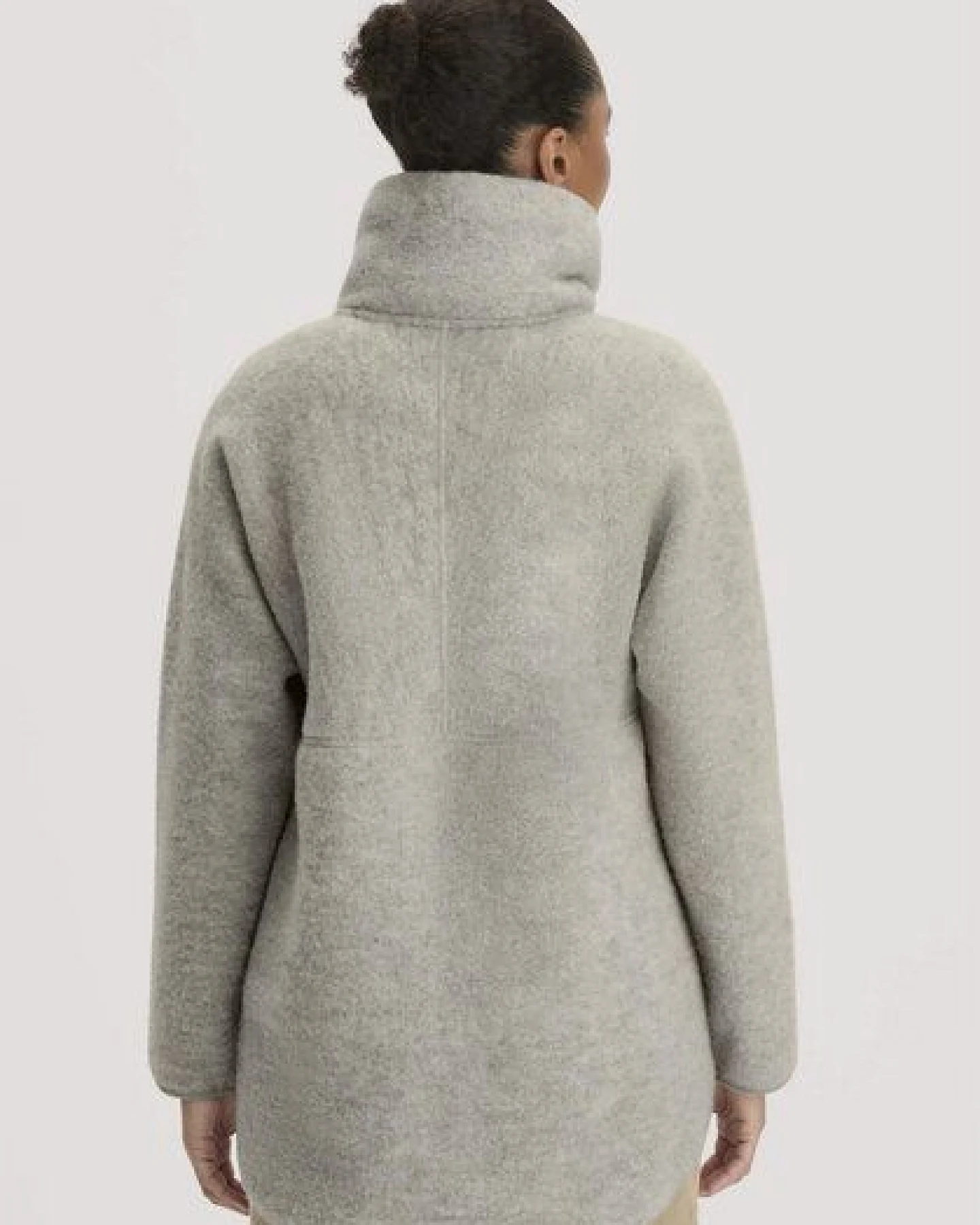 hessnatur Wollfleece Jacke Oversized aus reiner Bio-Merinowolle – Ansicht 2