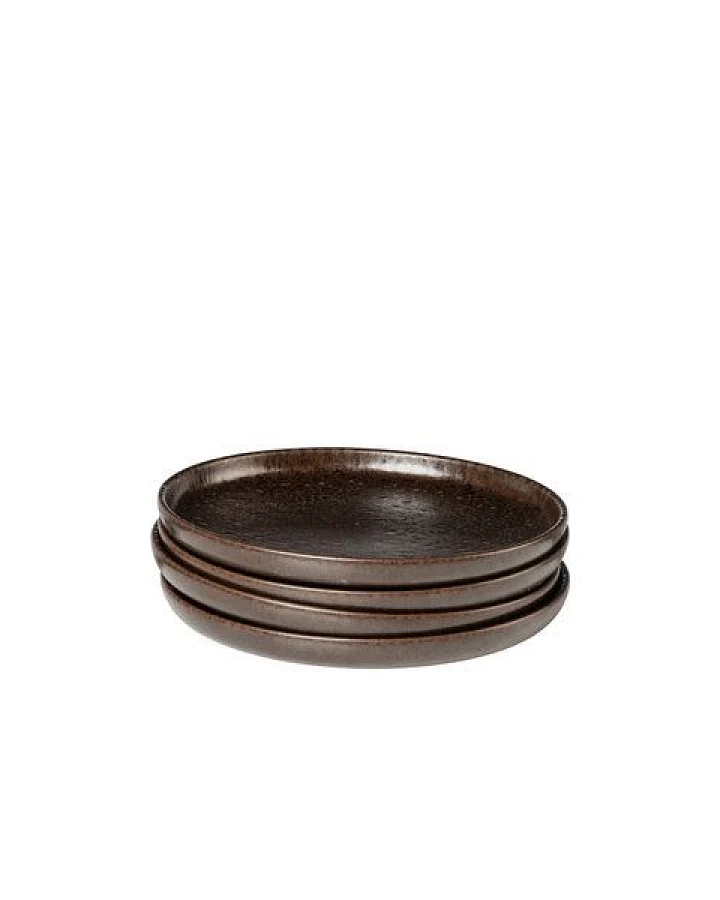 Gipfelstück Glockenklang Dessertteller-Set, Steinzeug