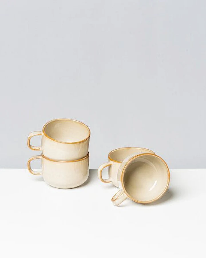 Gipfelstück Nebelwald Kaffeeobertassen-Set, Steinzeug