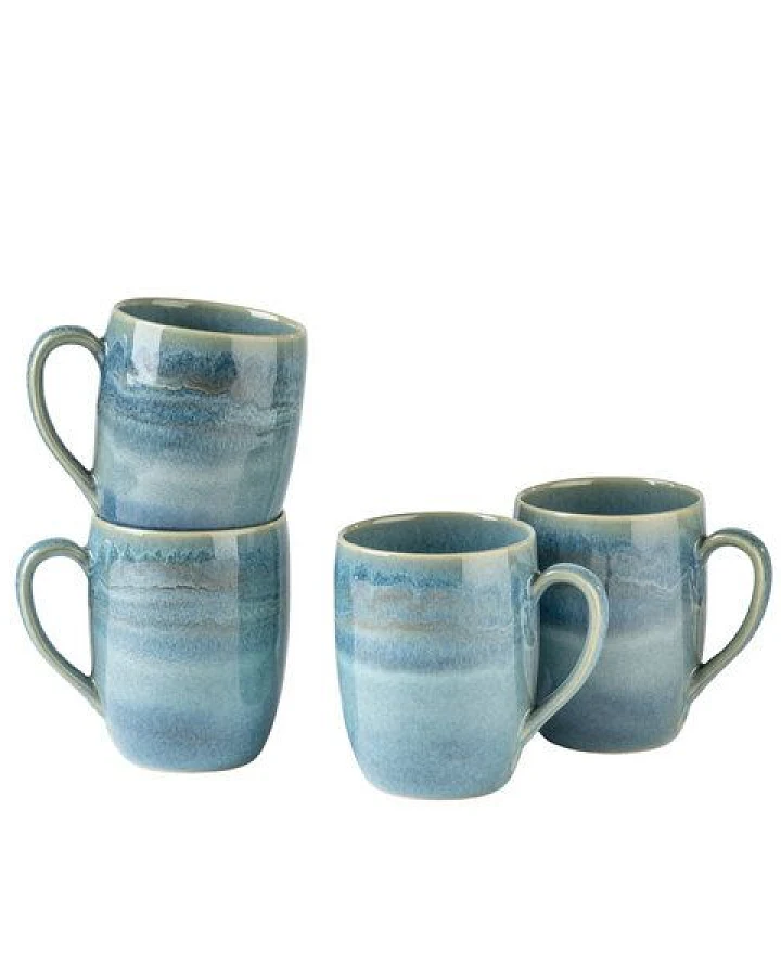 Gipfelstück Tiefer See Kaffeebecher-Set, Steinzeug