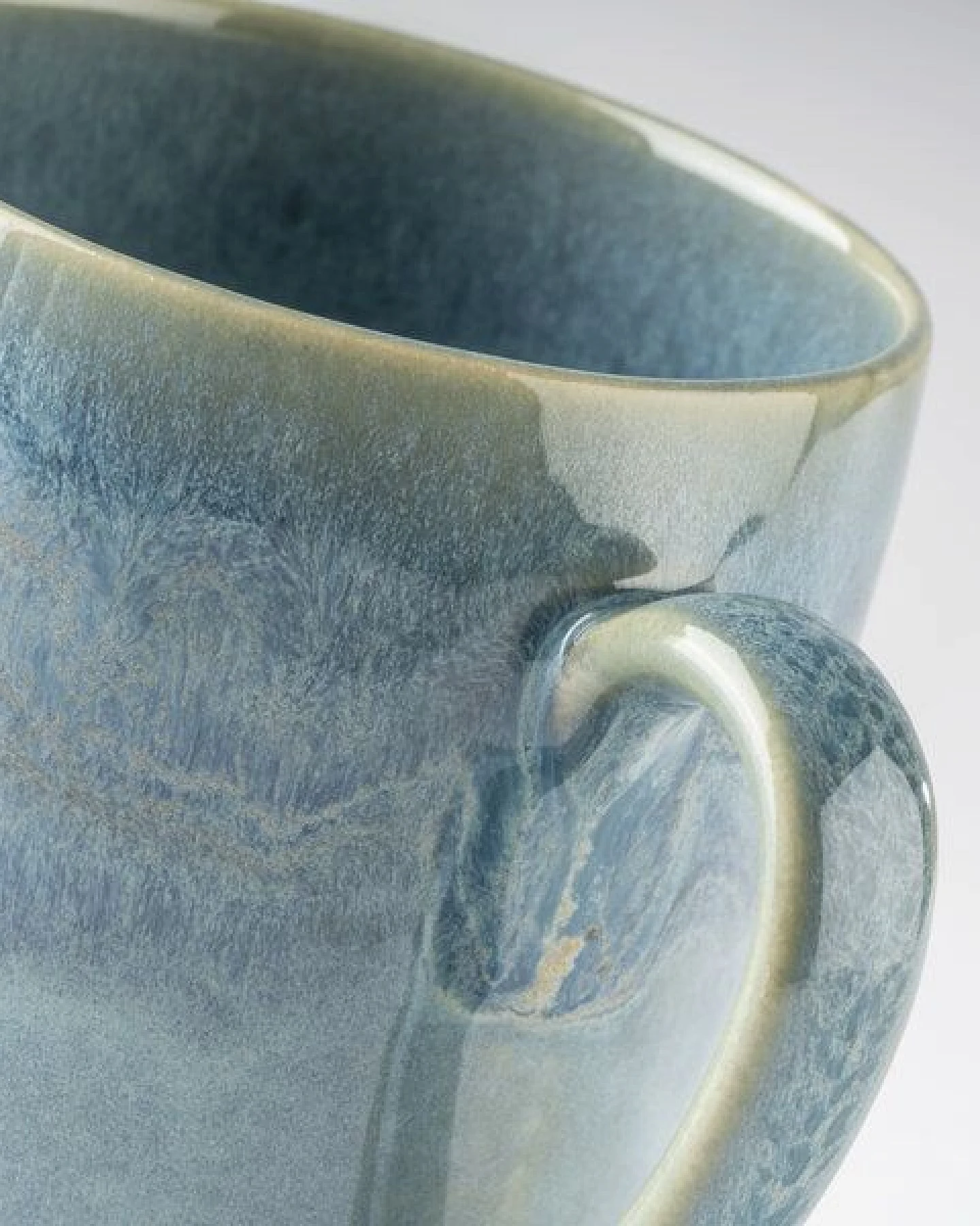Gipfelstück Tiefer See Kaffeebecher-Set, Steinzeug – Ansicht 3