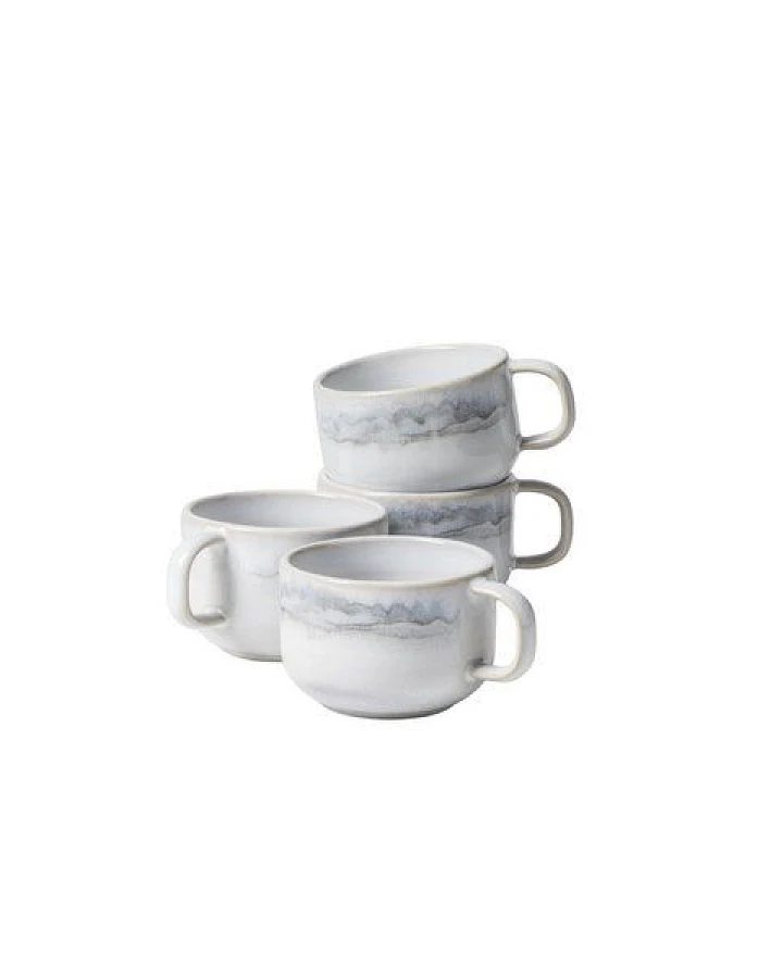 Gipfelstück Tiefer See Kaffeeobertassen-Set, Steinzeug