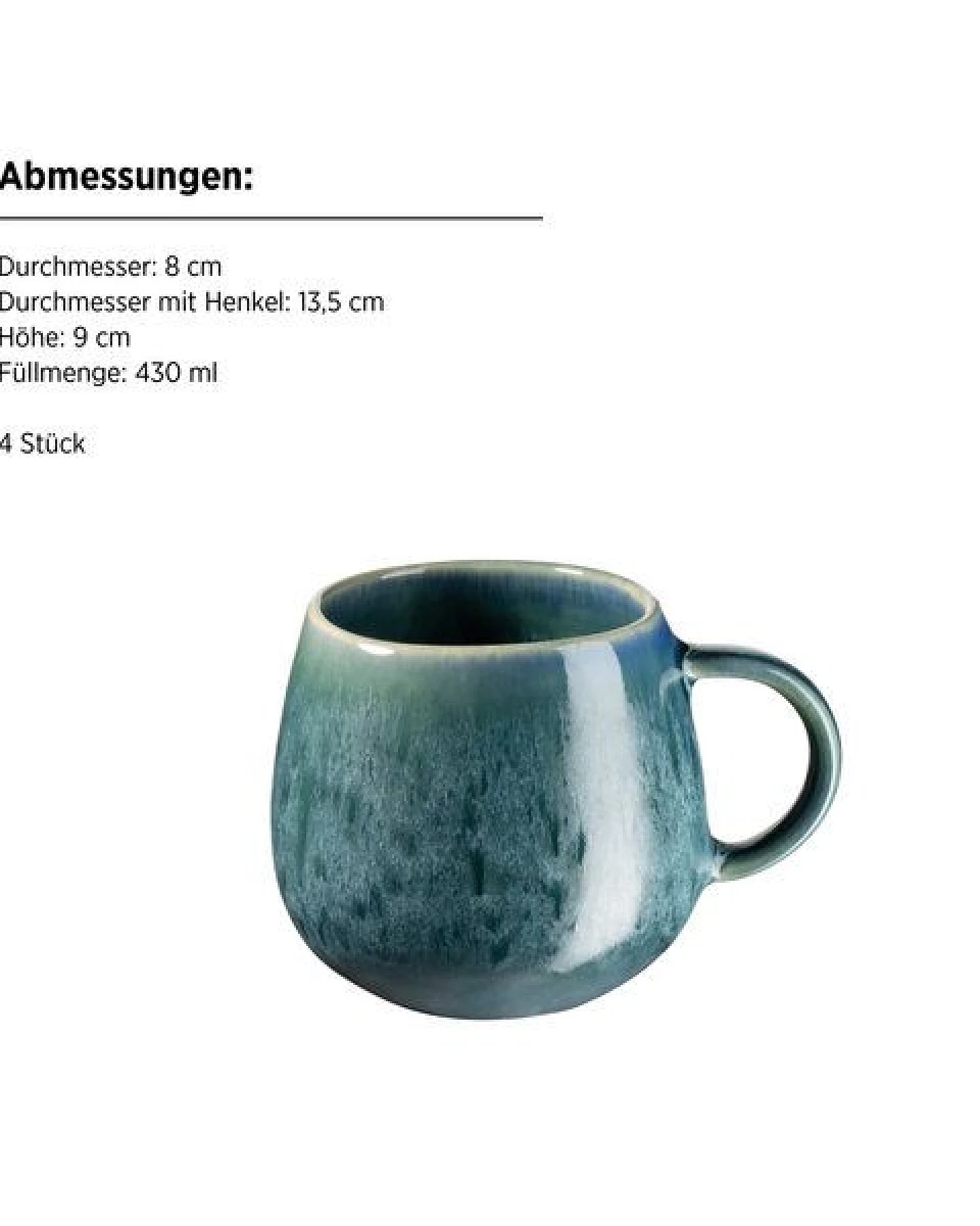 Mäser Carellia Frühstücks Set, Steinzeug – Ansicht 3