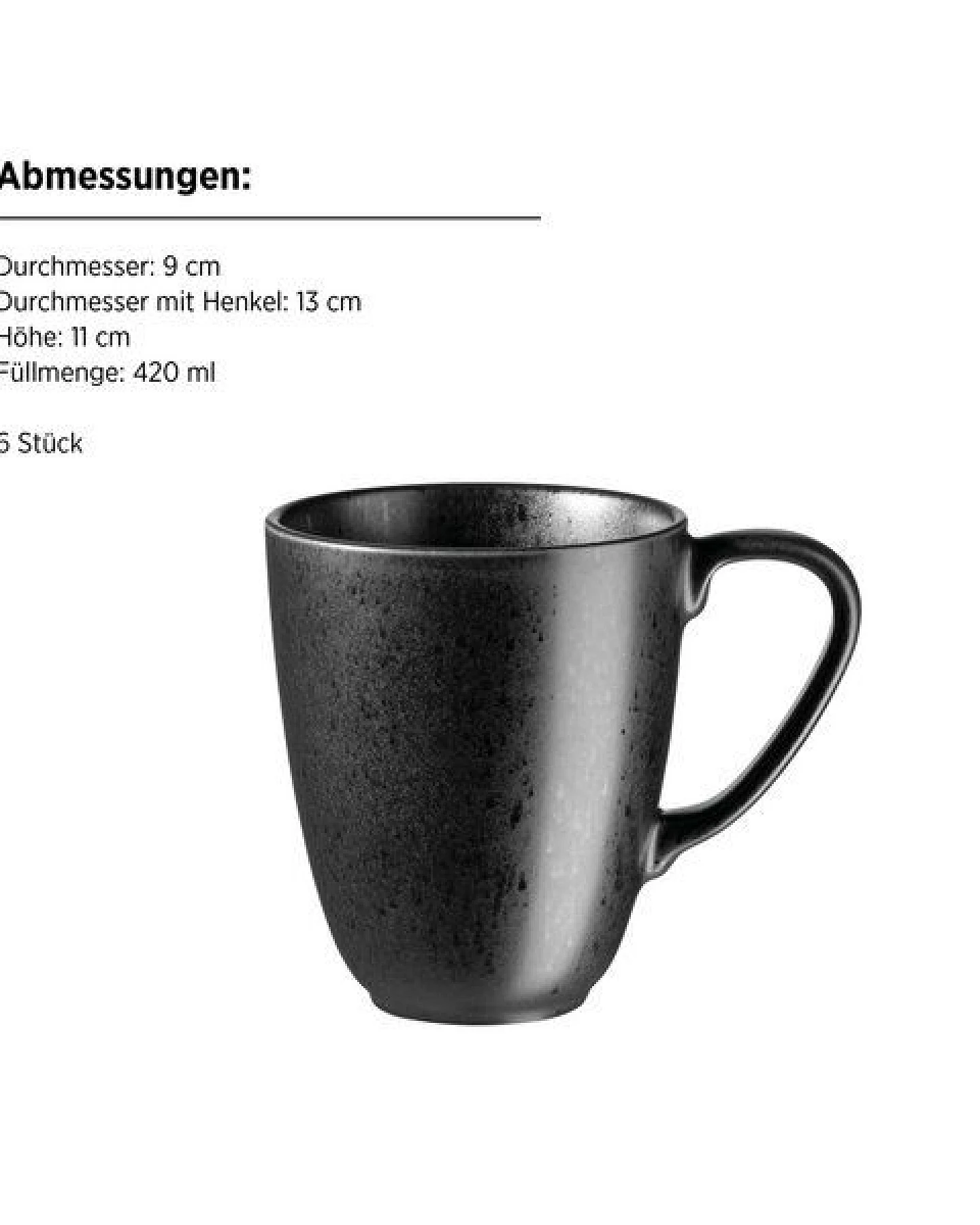 Mäser Essential Kaffeebecher-Set, Steinzeug – Ansicht 3