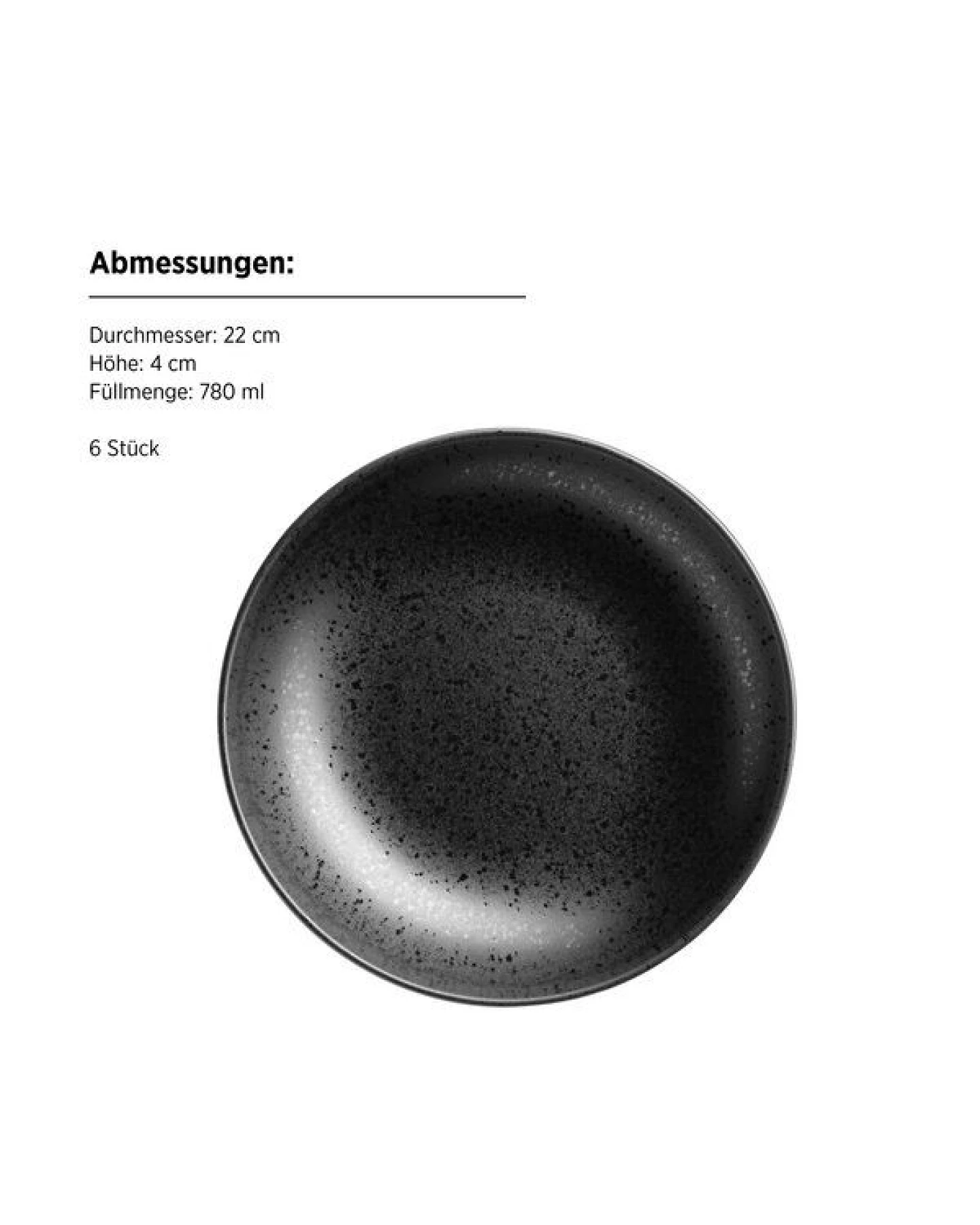 Mäser Essential Suppenteller-Set, Steinzeug – Ansicht 3
