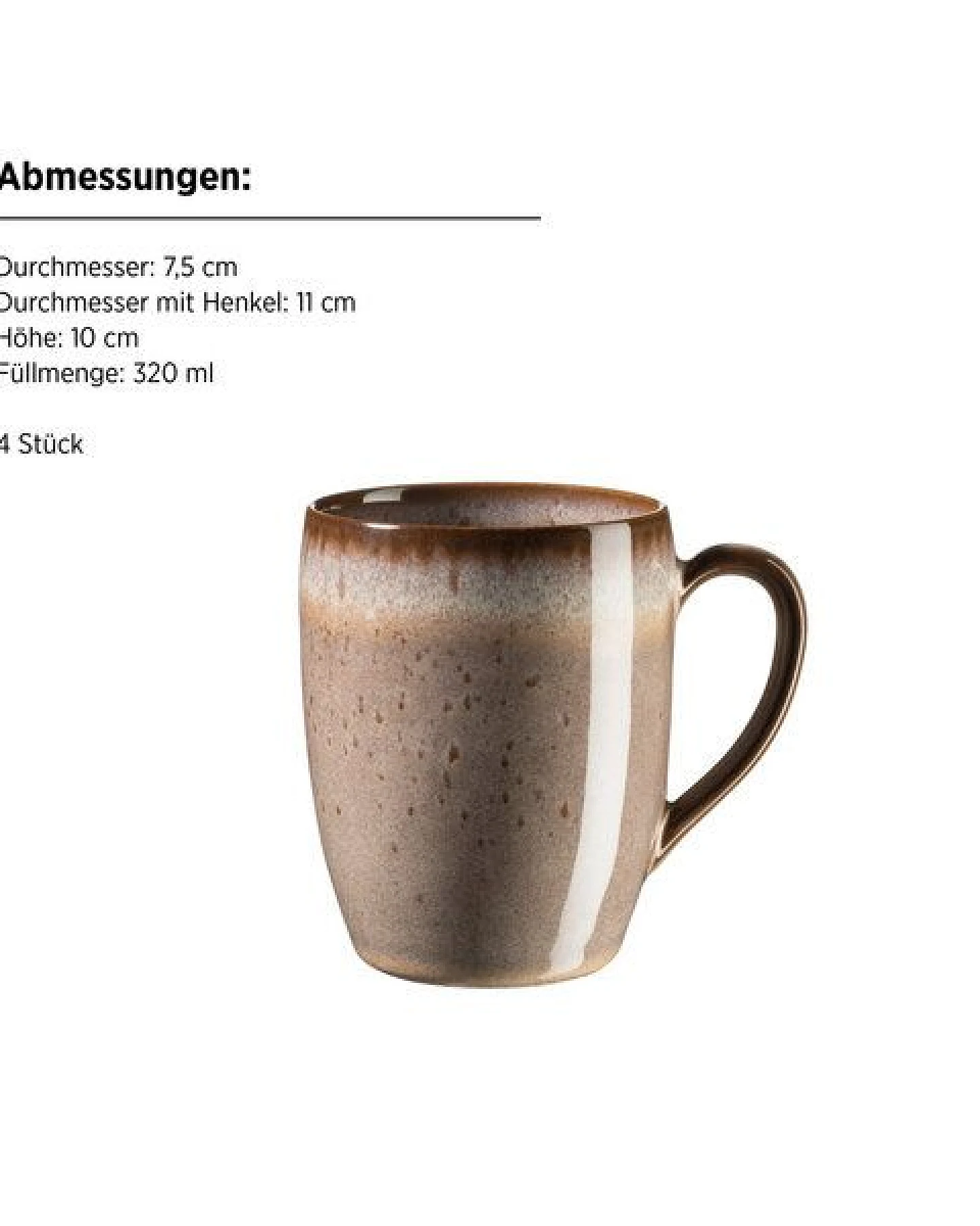 Mäser Smoky's Frühstücksset, Steinzeug – Ansicht 3