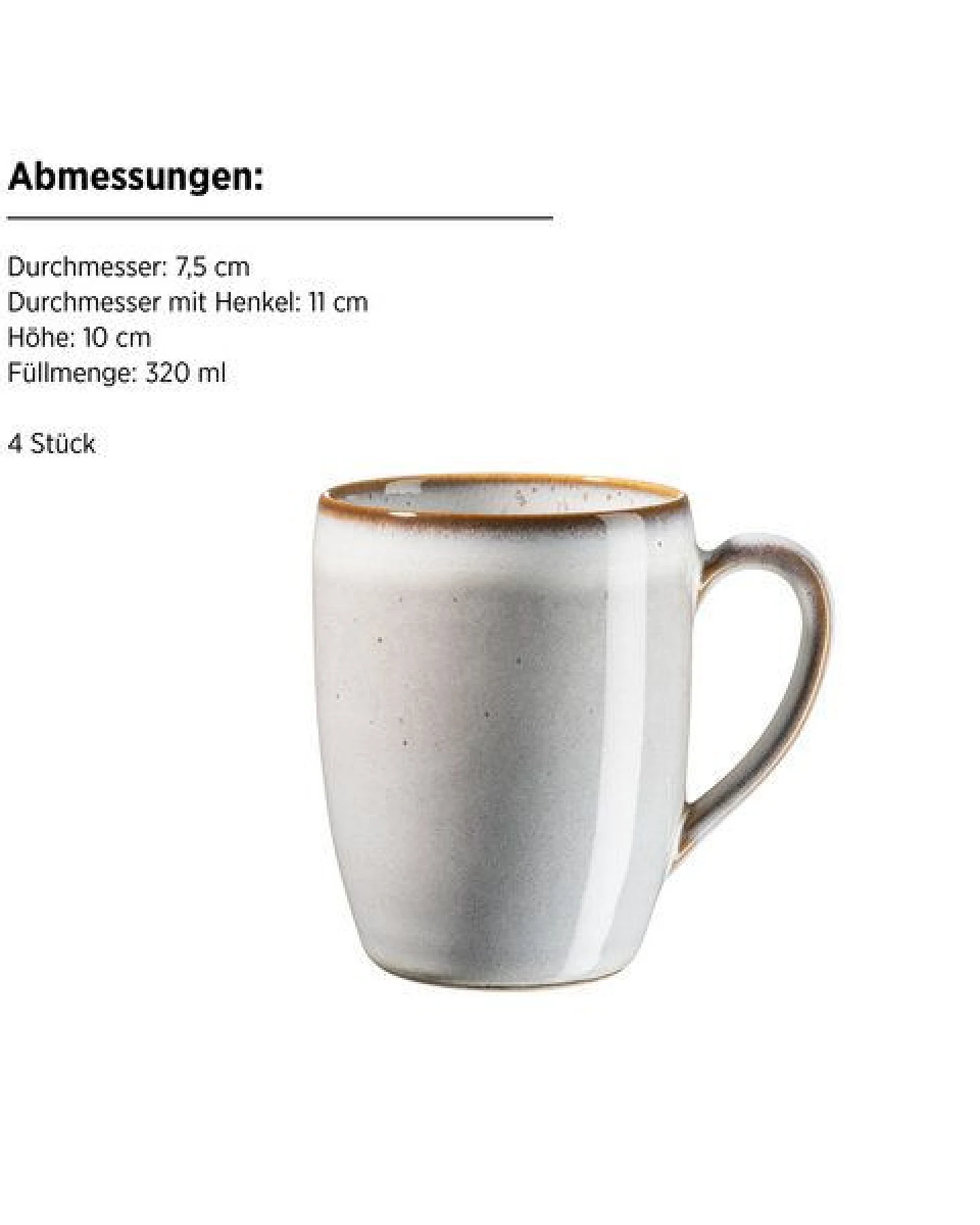 Mäser Smoky's Frühstücksset, Steinzeug – Ansicht 3