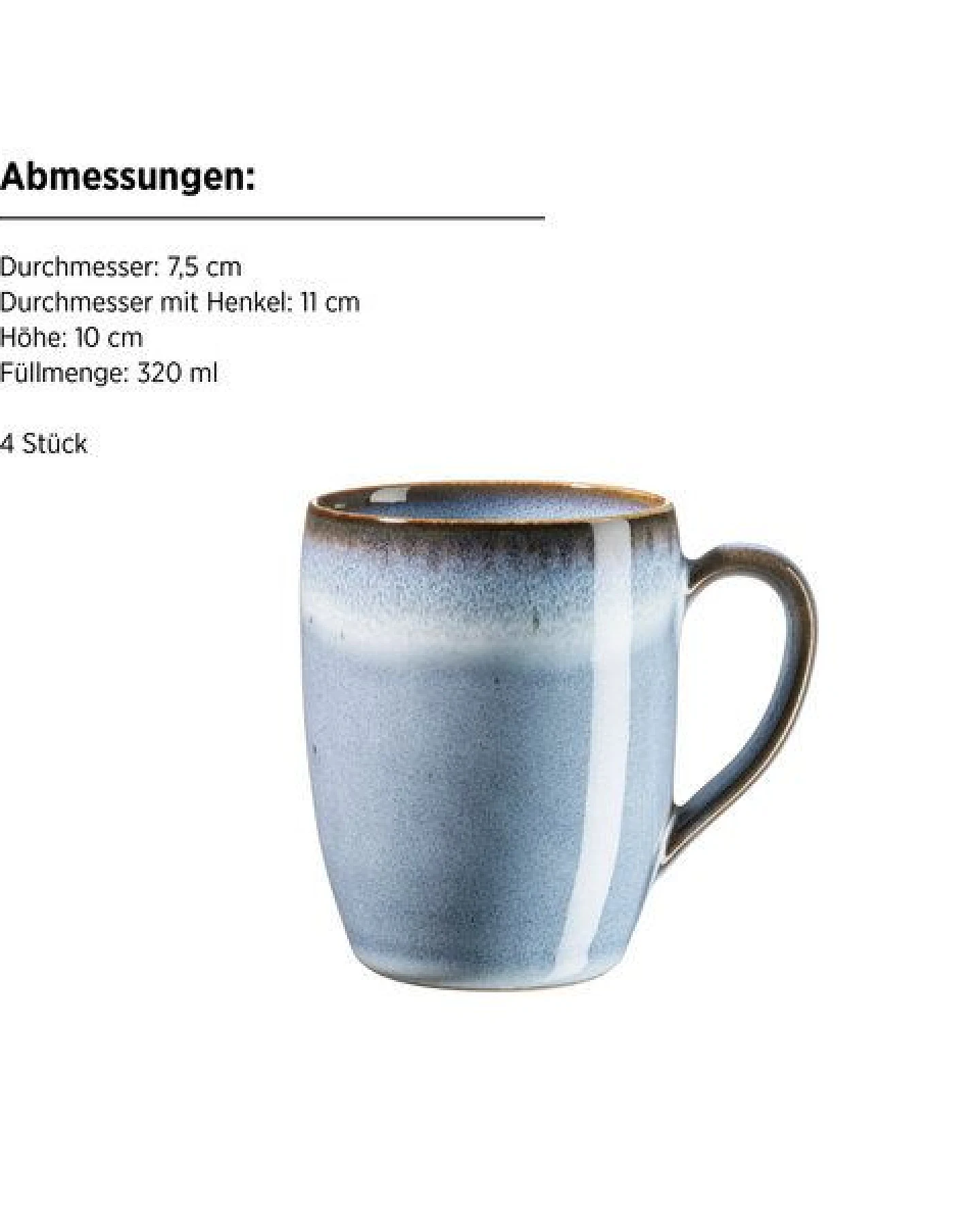 Mäser Smoky's Frühstücksset, Steinzeug – Ansicht 3