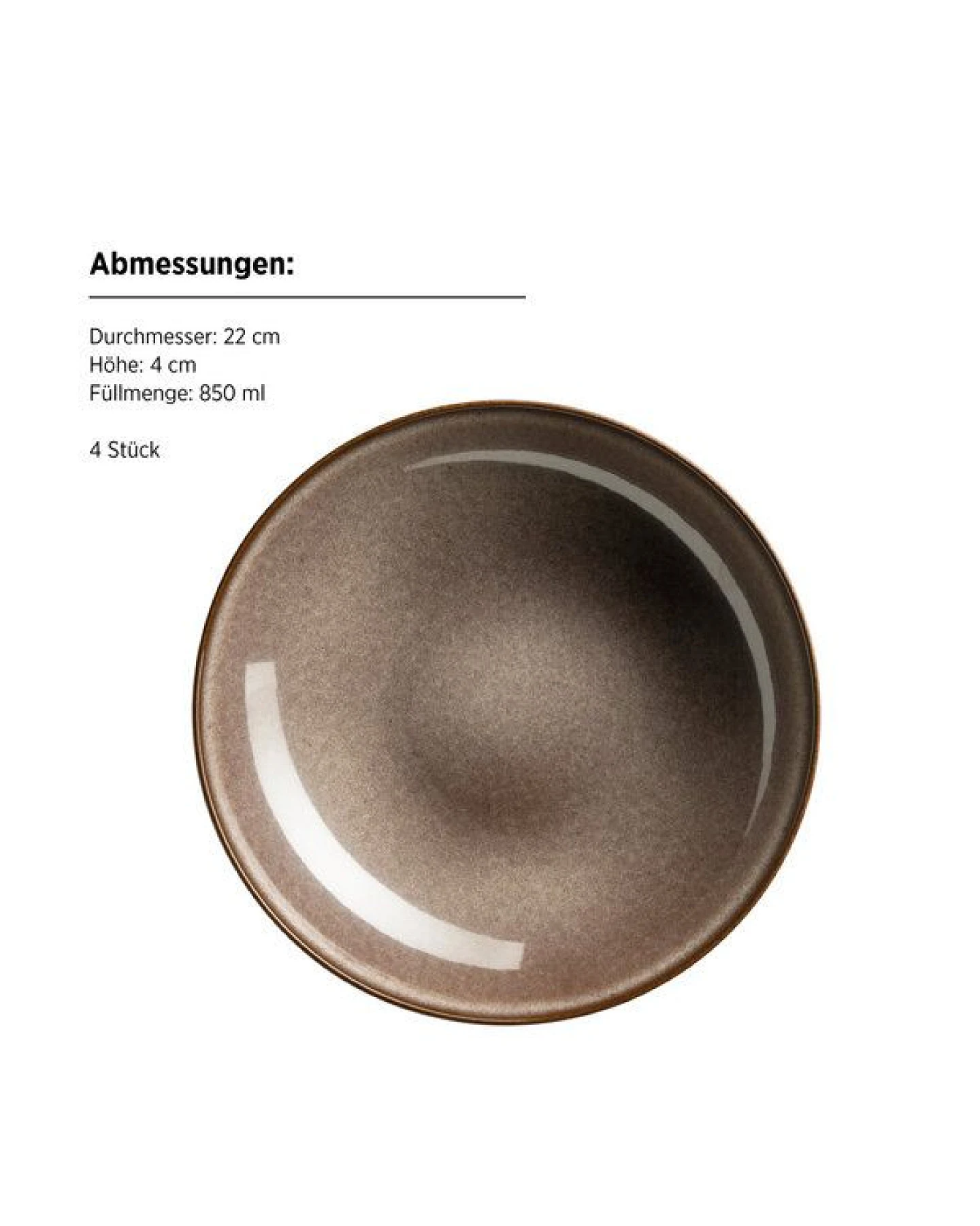 Mäser Smoky's Tafelservice, Steinzeug – Ansicht 4
