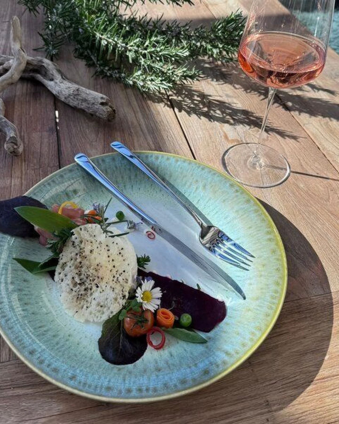 Gipfelstück Flussufer Desserteller-Set, Steinzeug – Ansicht 2
