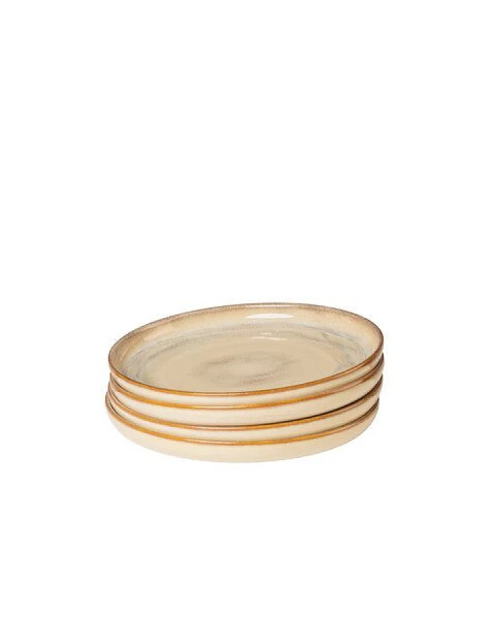 Gipfelstück Nebelwald Dessertteller-Set, Steinzeug