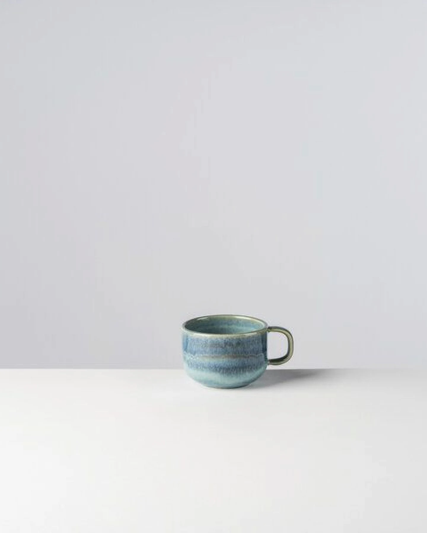 Gipfelstück Tiefer See Kaffeeobertassen-Set, Steinzeug – Ansicht 3