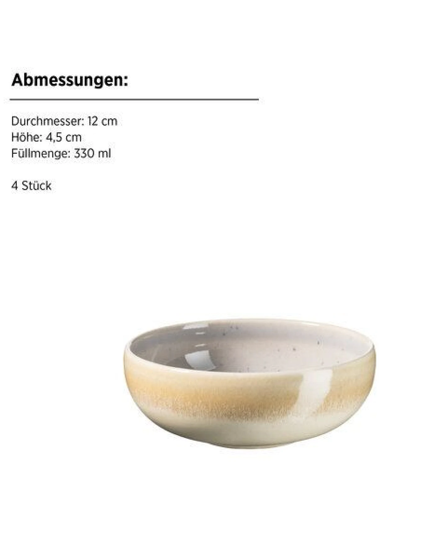 Mäser Candy Schüssel Set, Steinzeug – Ansicht 3