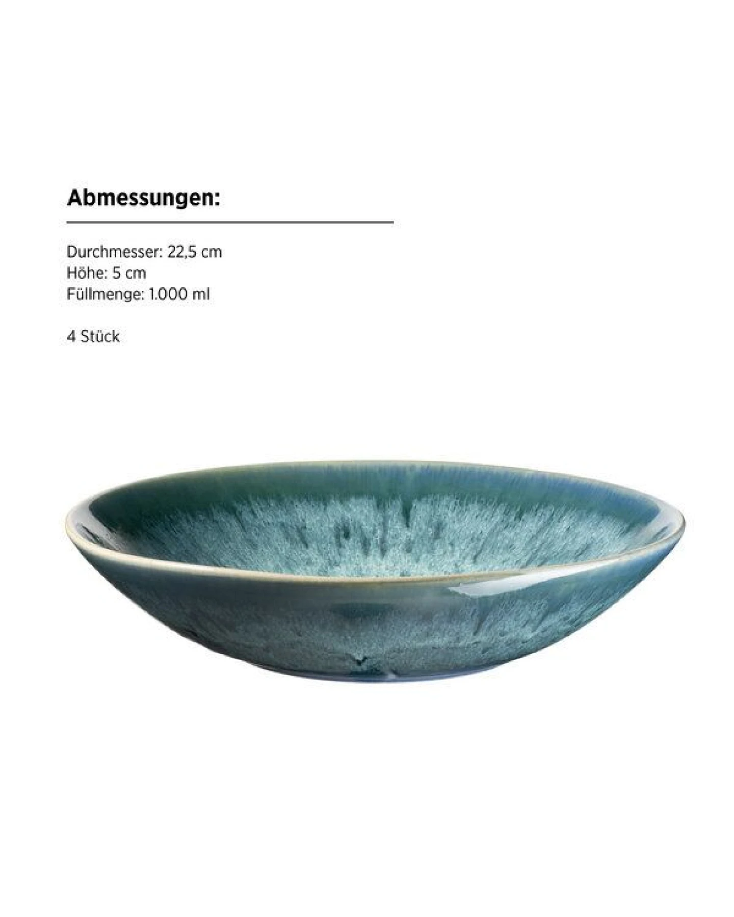 Mäser Carellia Teller Set, Steinzeug – Ansicht 3