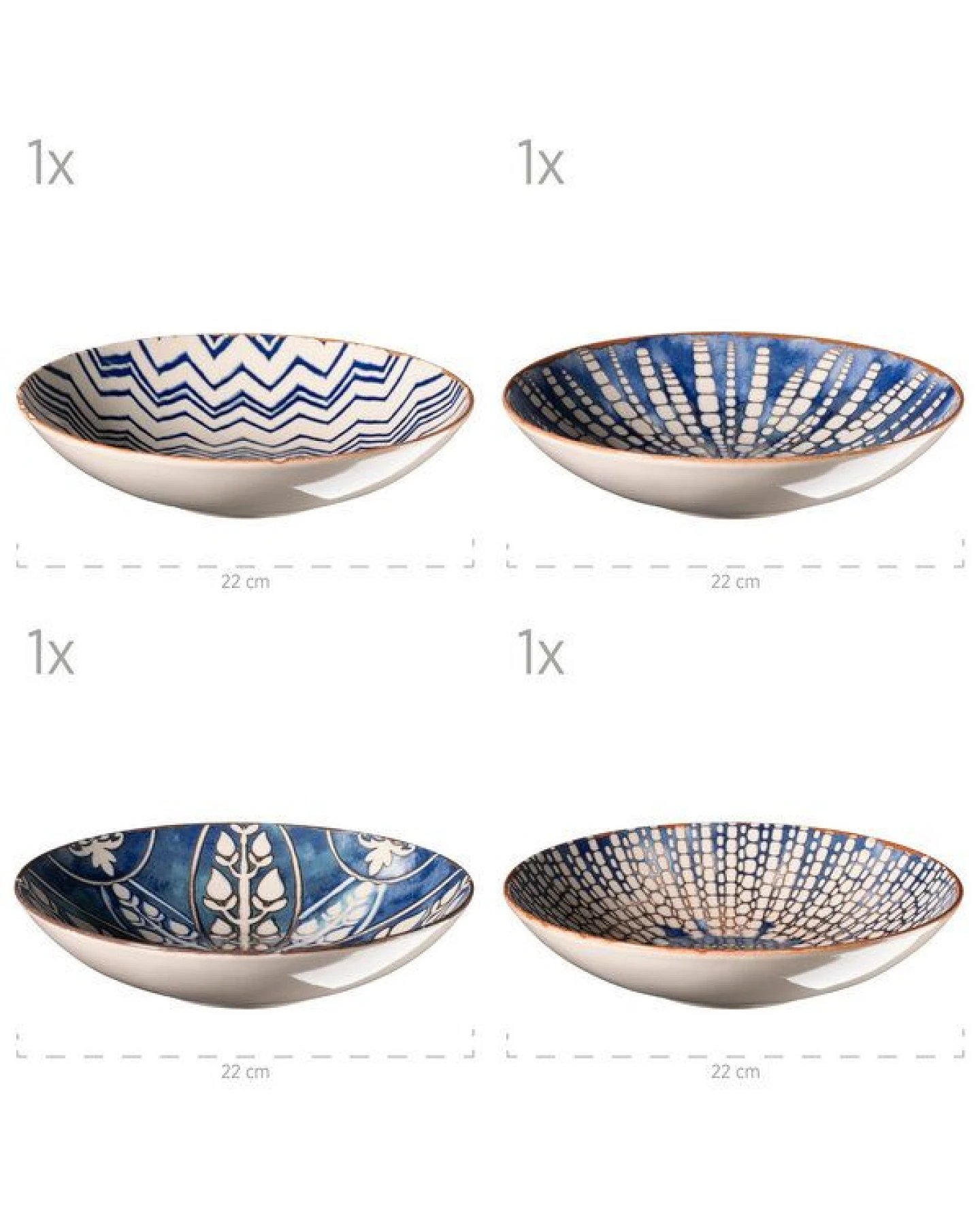 Mäser Iberico Blue Tafelservice, Steinzeug – Ansicht 4