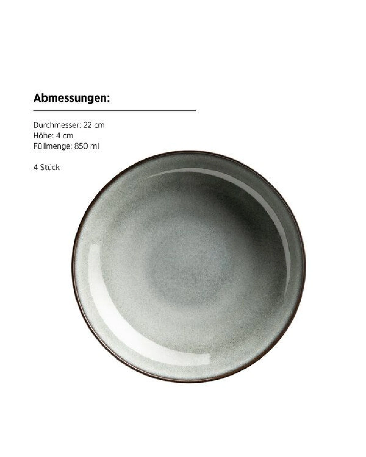 Mäser Smoky's Tafelservice, Steinzeug – Ansicht 4
