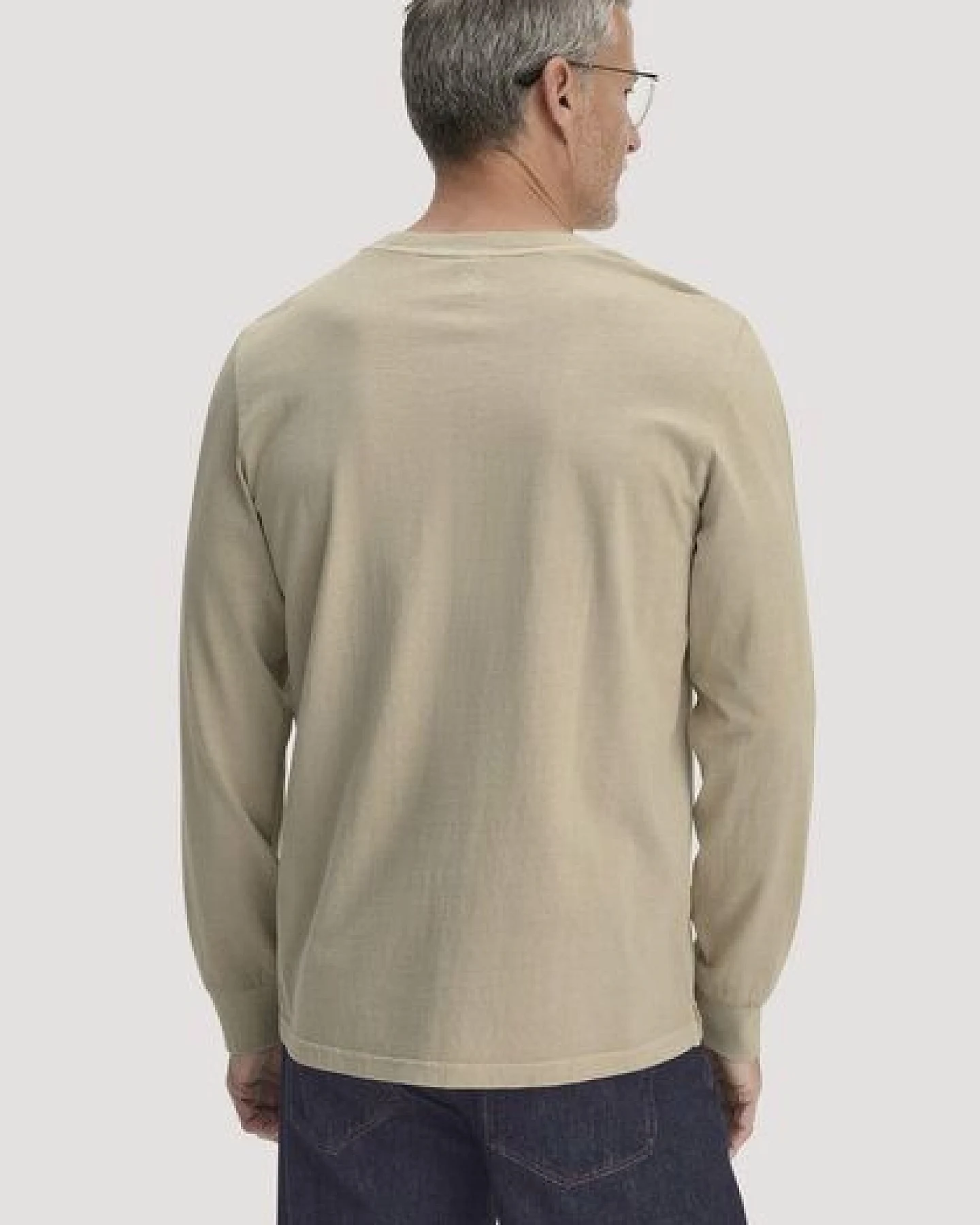 hessnatur Jersey Longsleeve Relaxed aus reiner Bio-Baumwolle – Ansicht 2