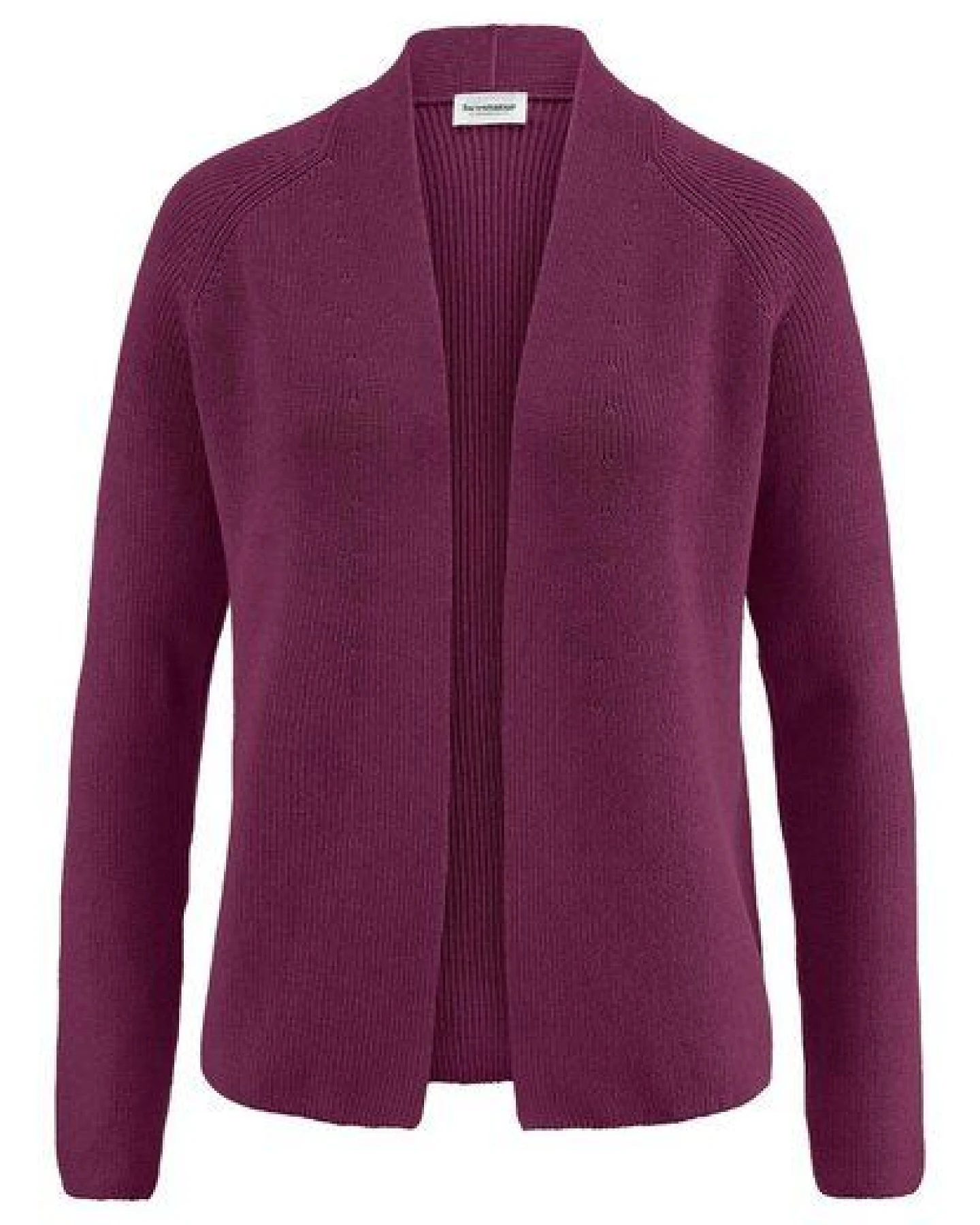 hessnatur Strick Jacke Regular aus reiner Bio-Baumwolle – Ansicht 3