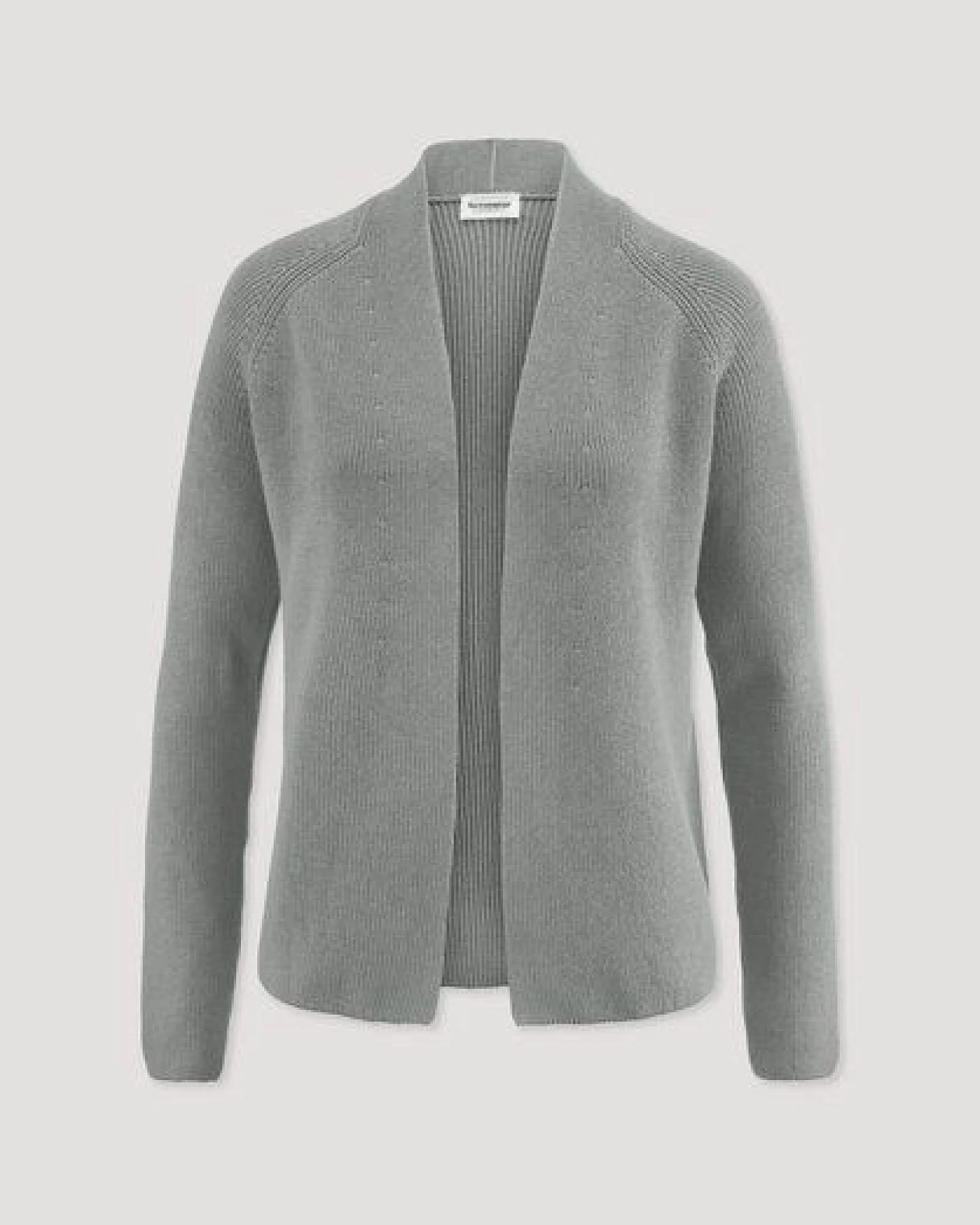 hessnatur Strick Jacke Regular aus reiner Bio-Baumwolle – Ansicht 4