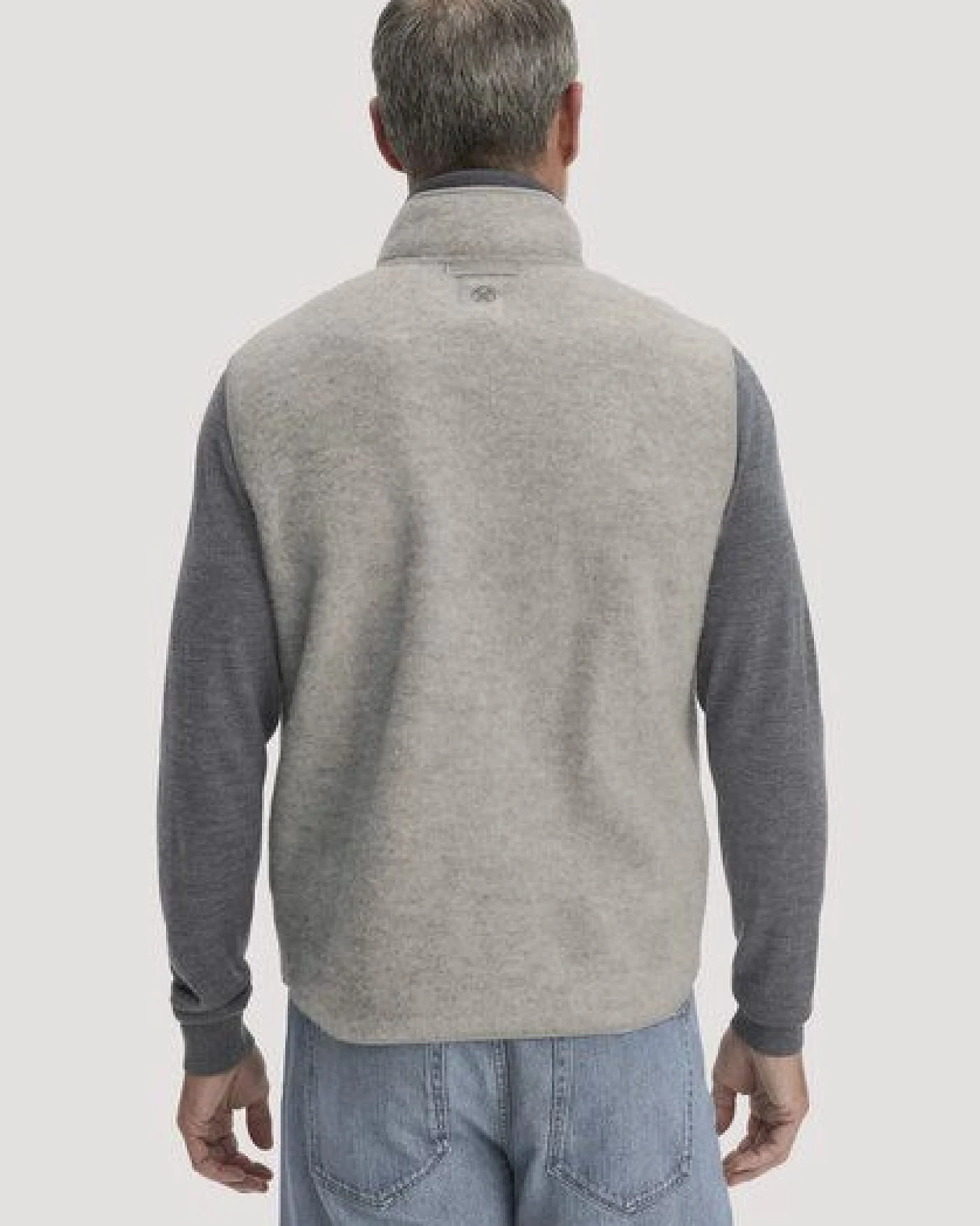 hessnatur Wollfleece Weste Regular aus reiner Bio-Merinowolle – Ansicht 2